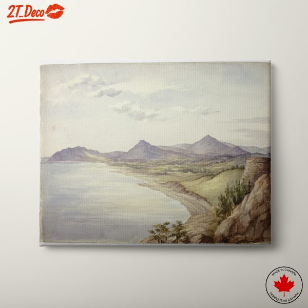 Scenic Coastal Landscape with Mountains