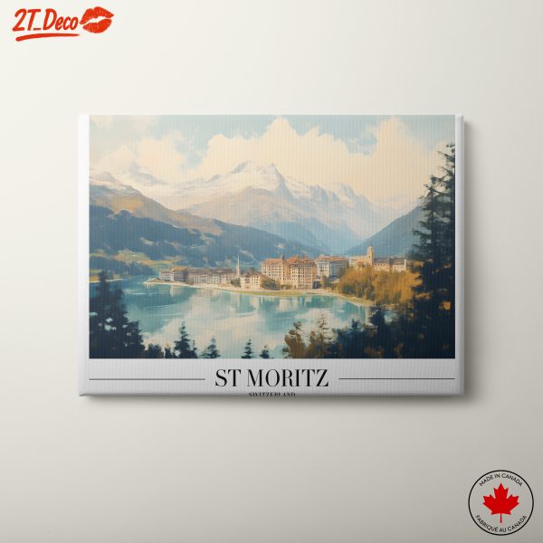 St. Moritz Adventure Landscape Art