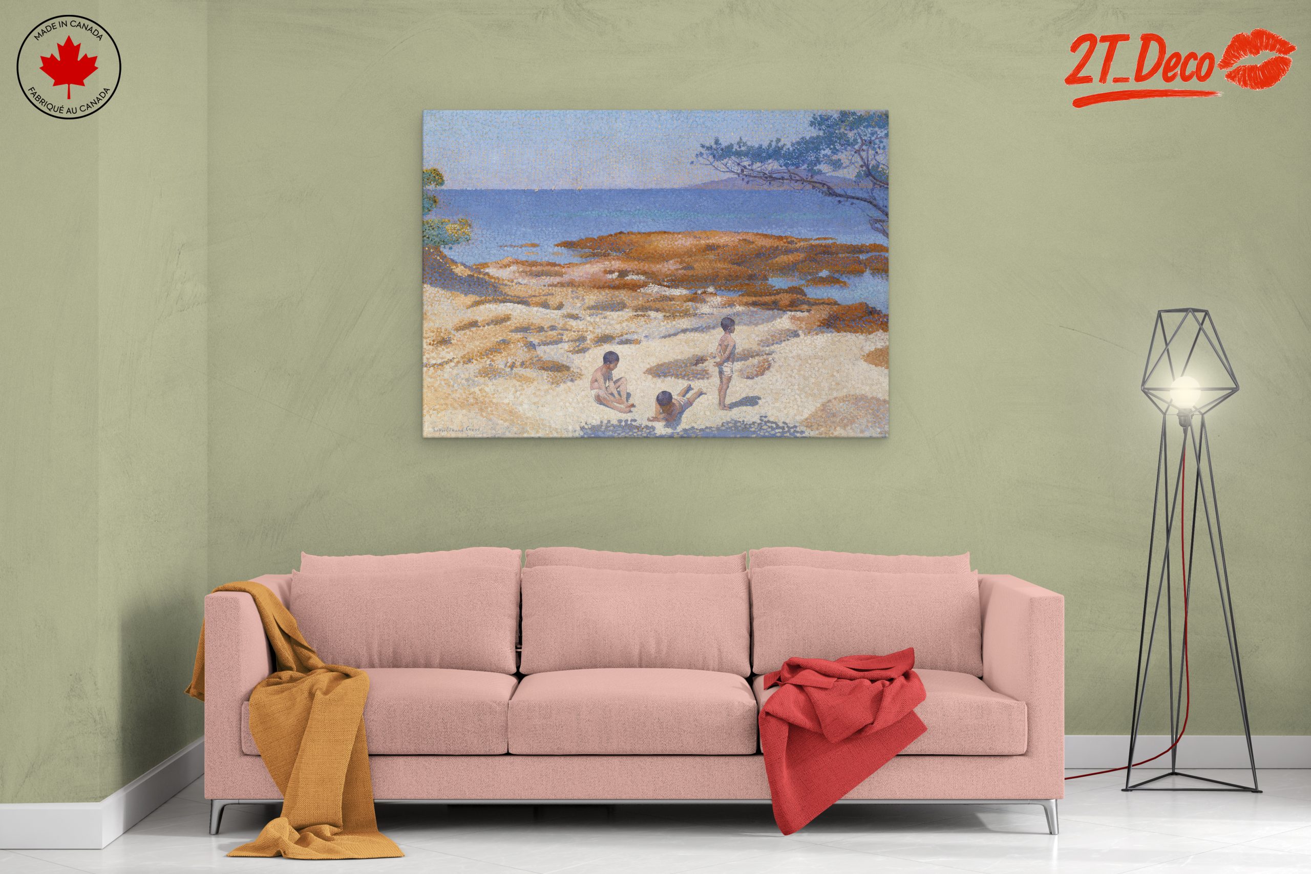 Children Playing on a Coastal Landscape - Image 2