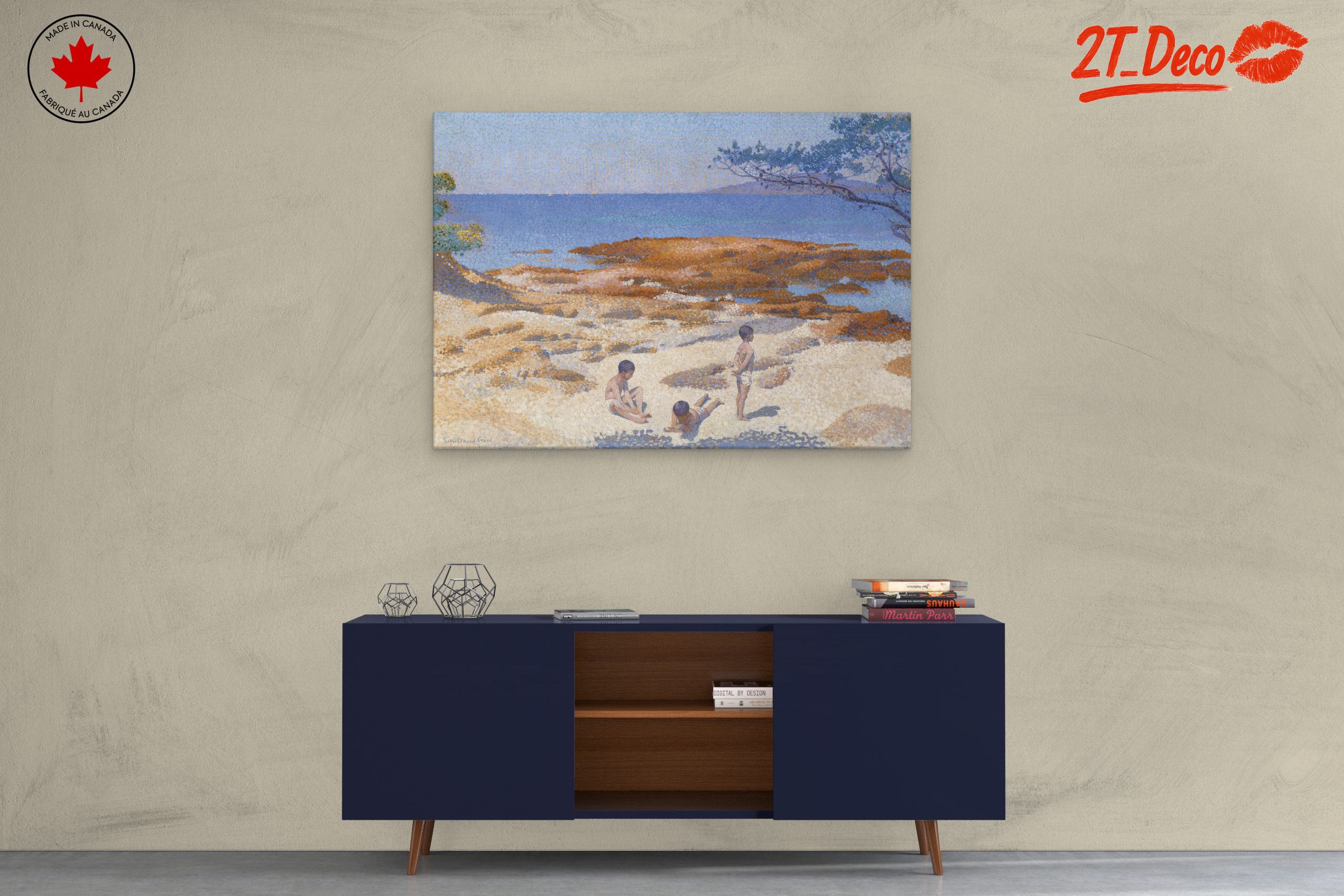 Children Playing on a Coastal Landscape - Image 3