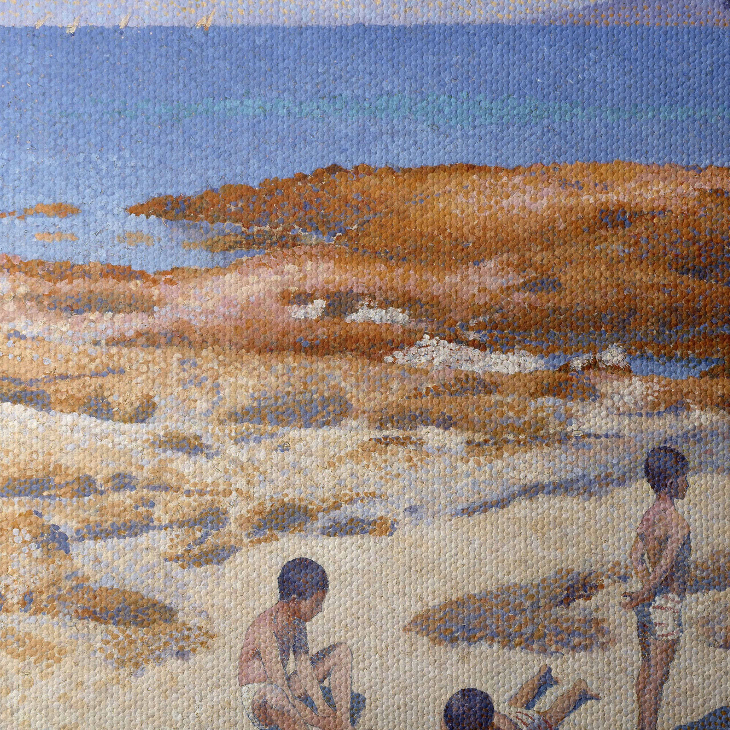 Children Playing on a Coastal Landscape - Image 4