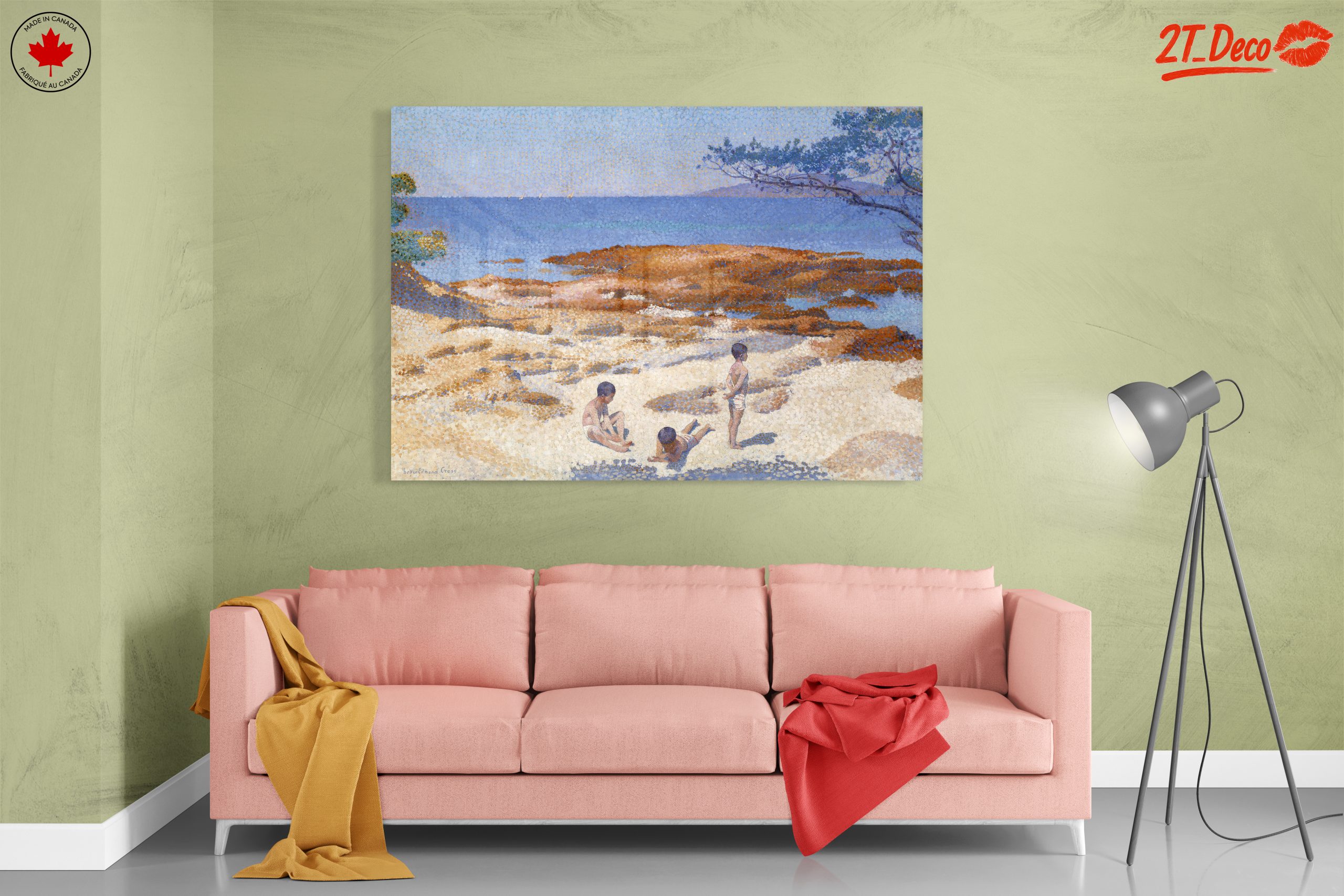 Children Playing on a Coastal Landscape - Image 7