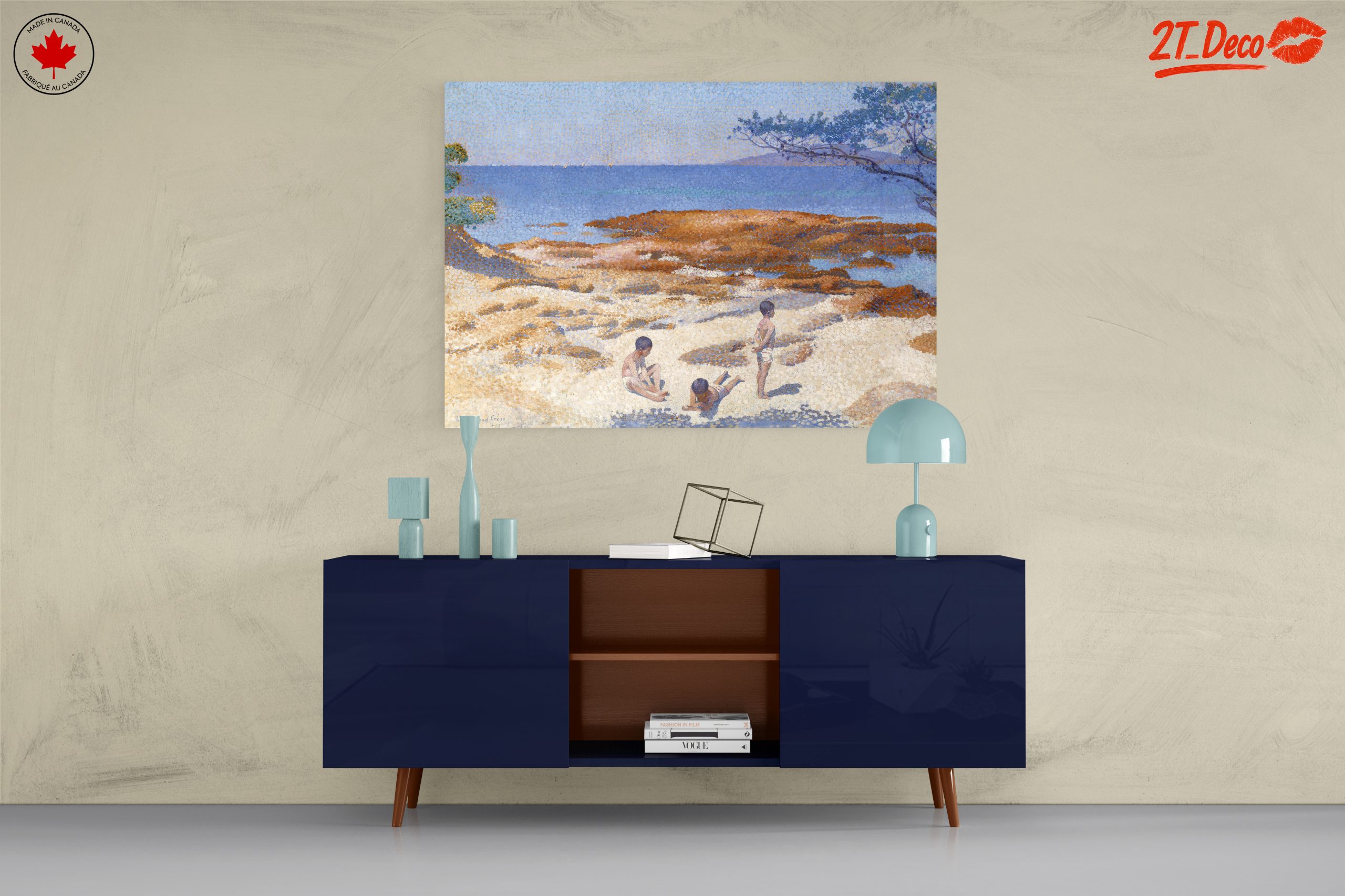 Children Playing on a Coastal Landscape - Image 8
