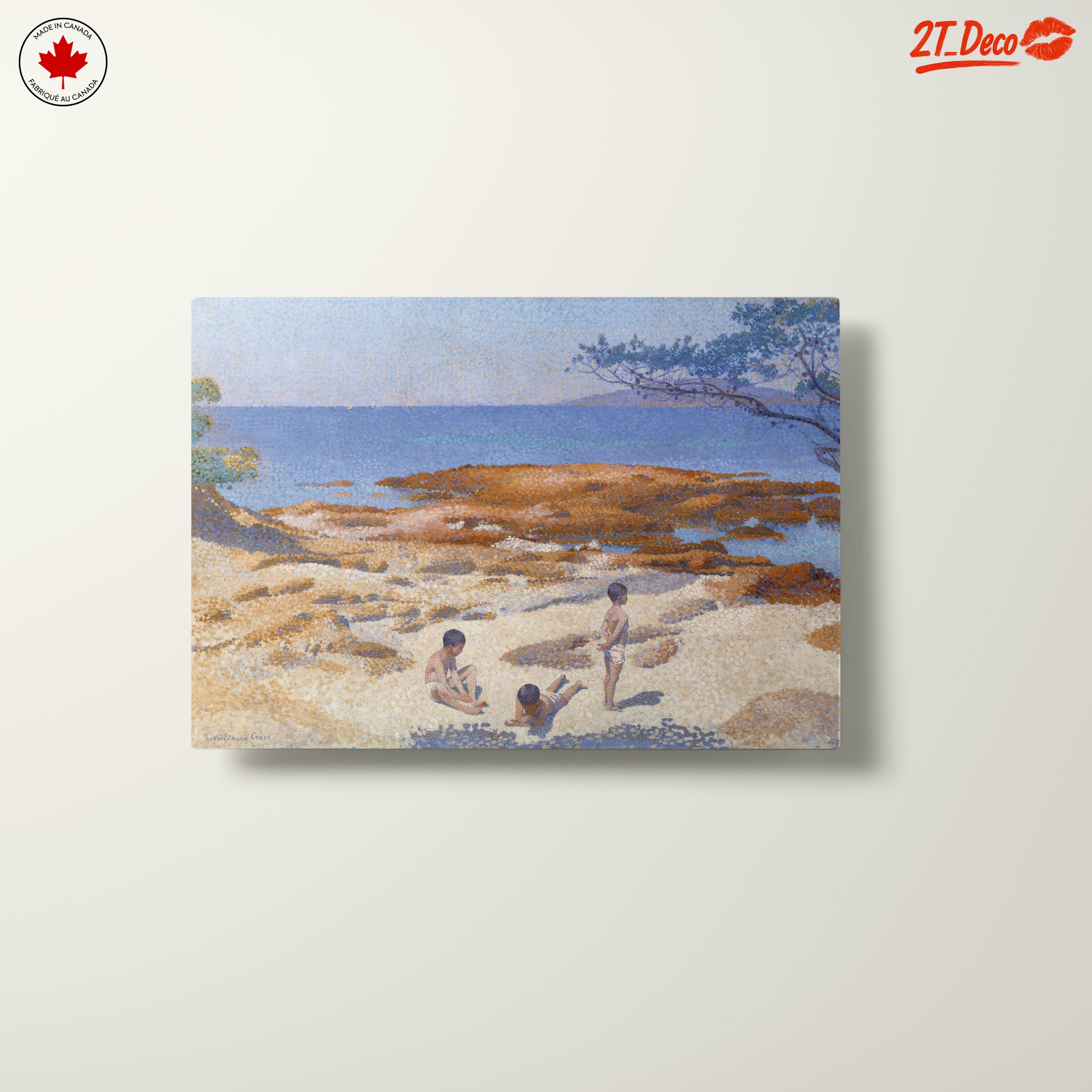 Children Playing on a Coastal Landscape - Image 10