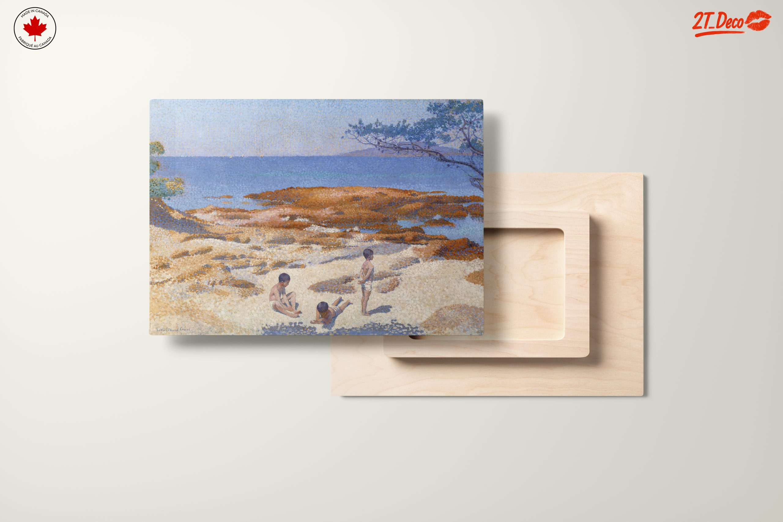 Children Playing on a Coastal Landscape - Image 11