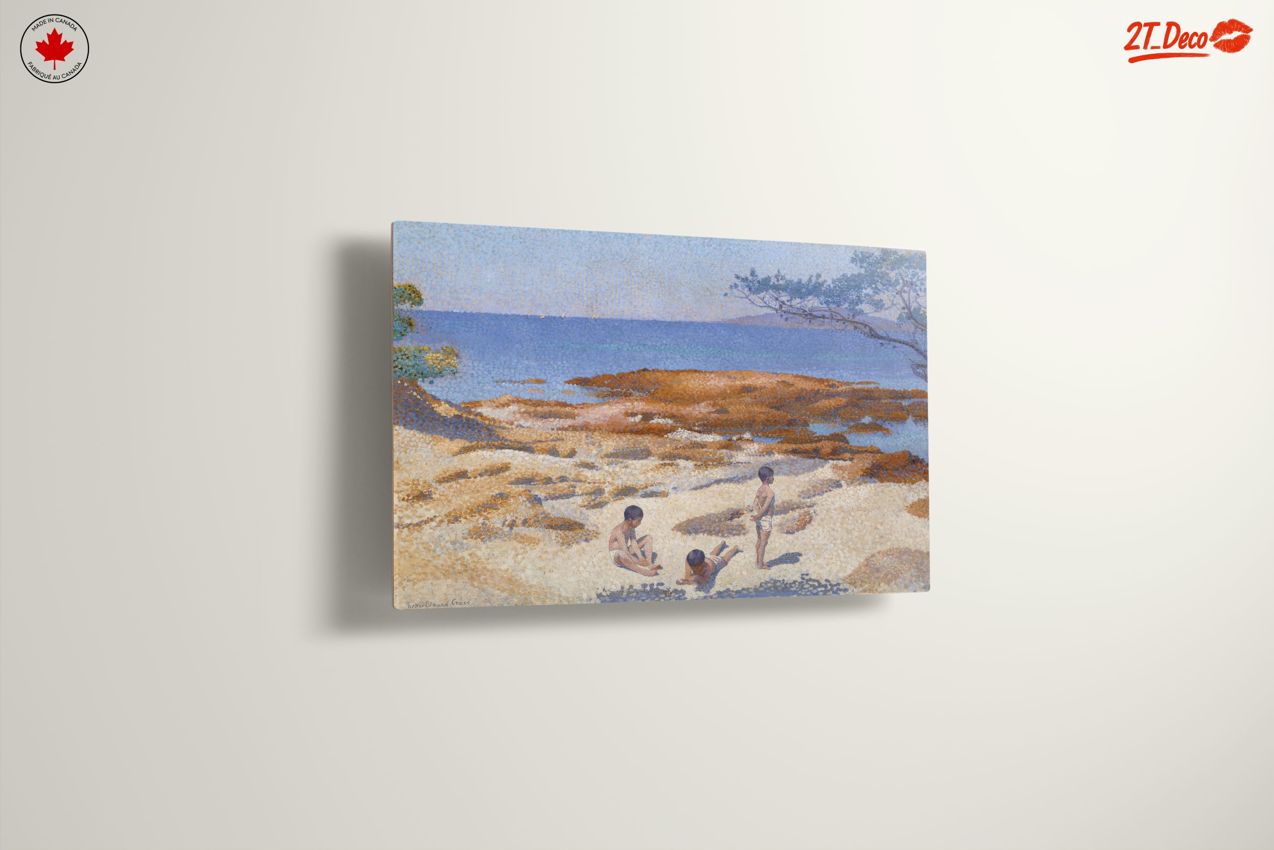 Children Playing on a Coastal Landscape - Image 13