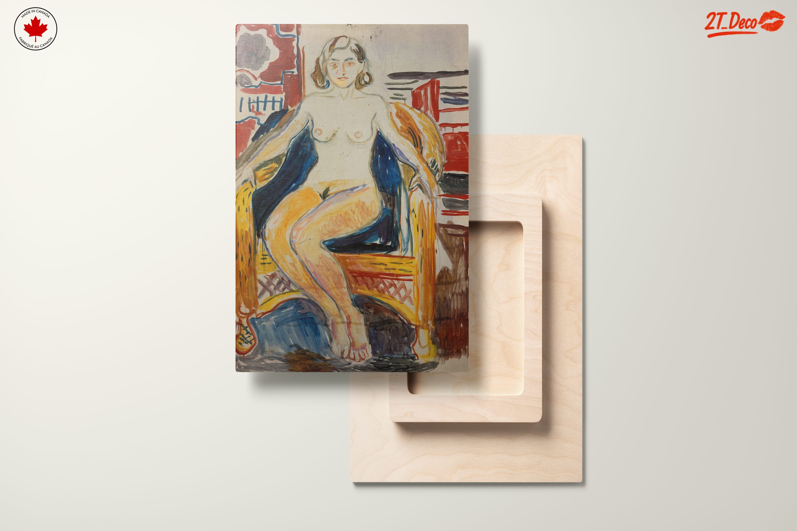 Seated Figure in Bold Contemporary Style - Image 11