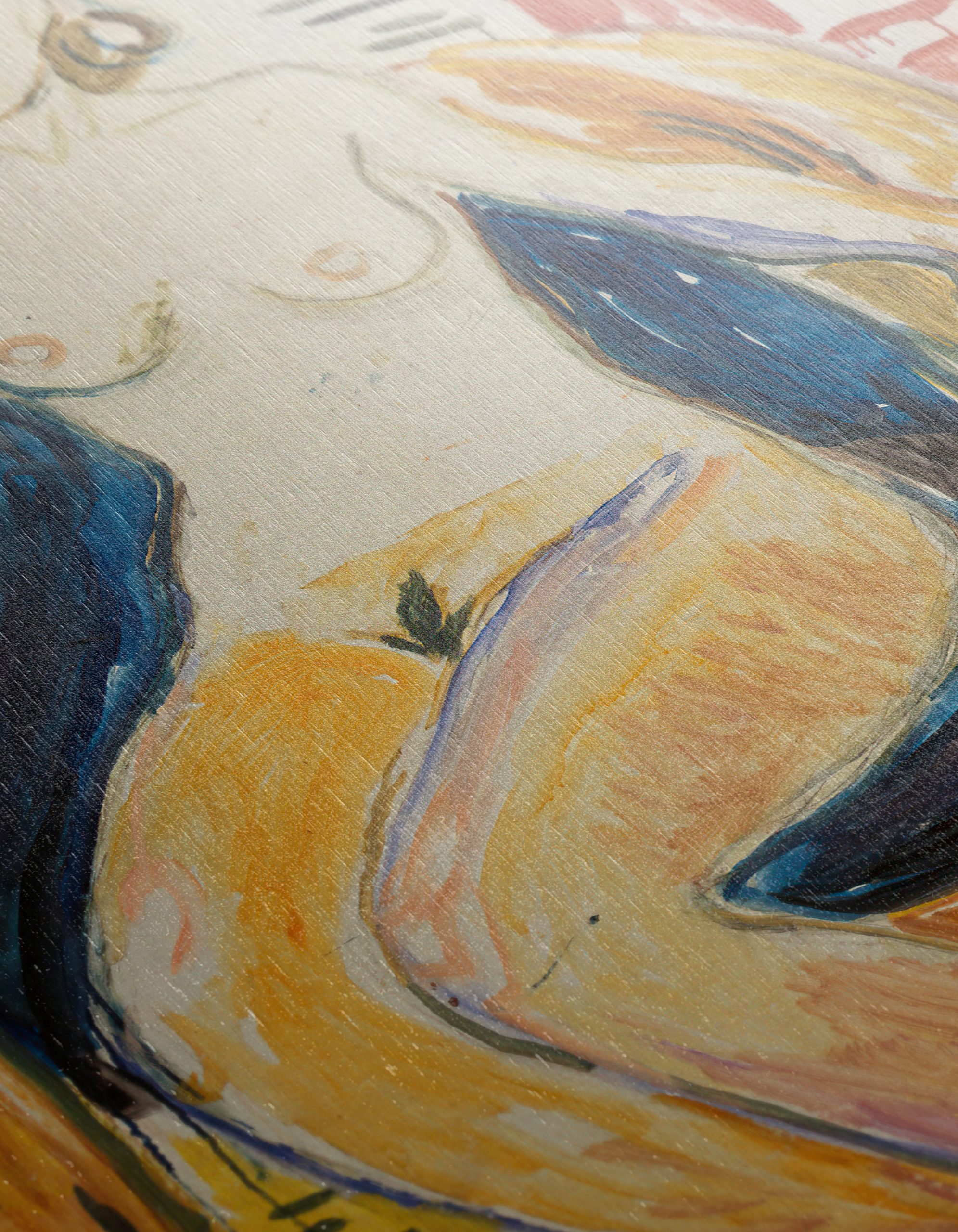 Seated Figure in Bold Contemporary Style - Image 12