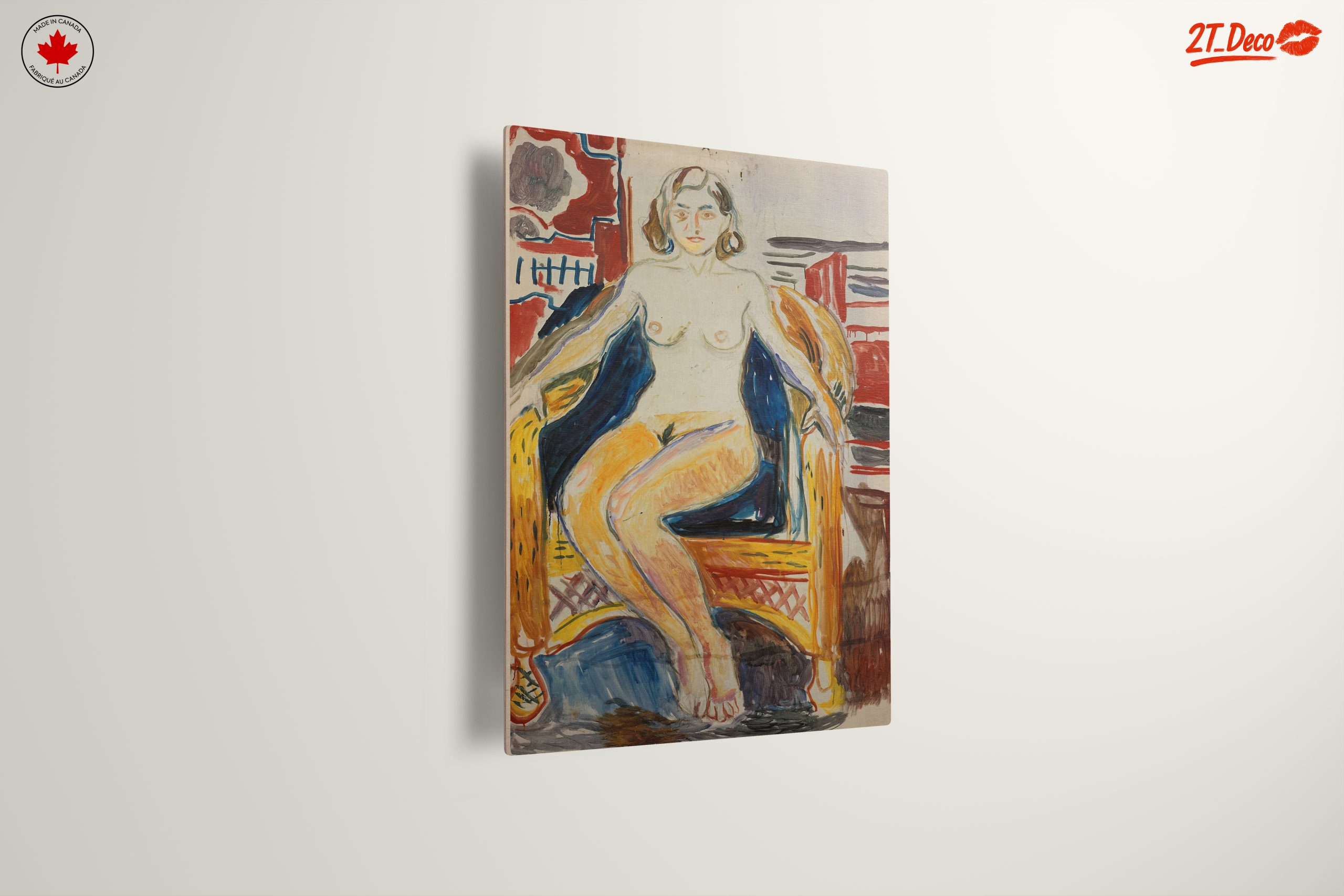 Seated Figure in Bold Contemporary Style - Image 13