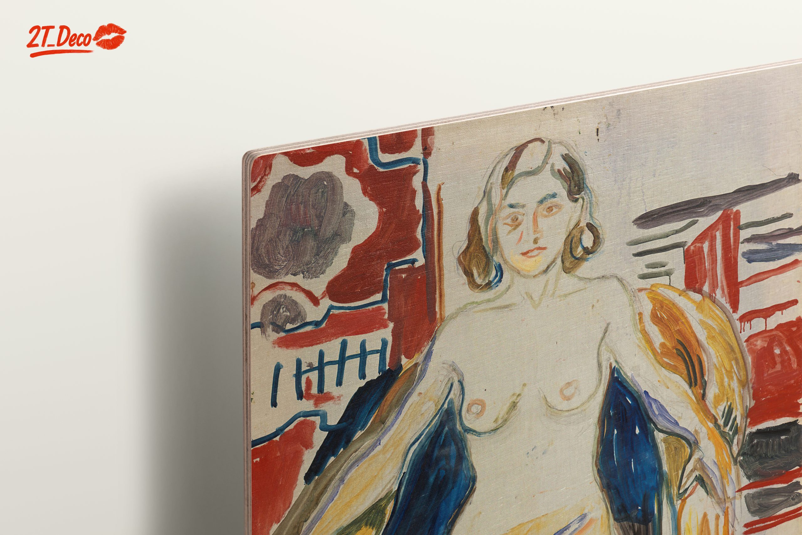 Seated Figure in Bold Contemporary Style - Image 15