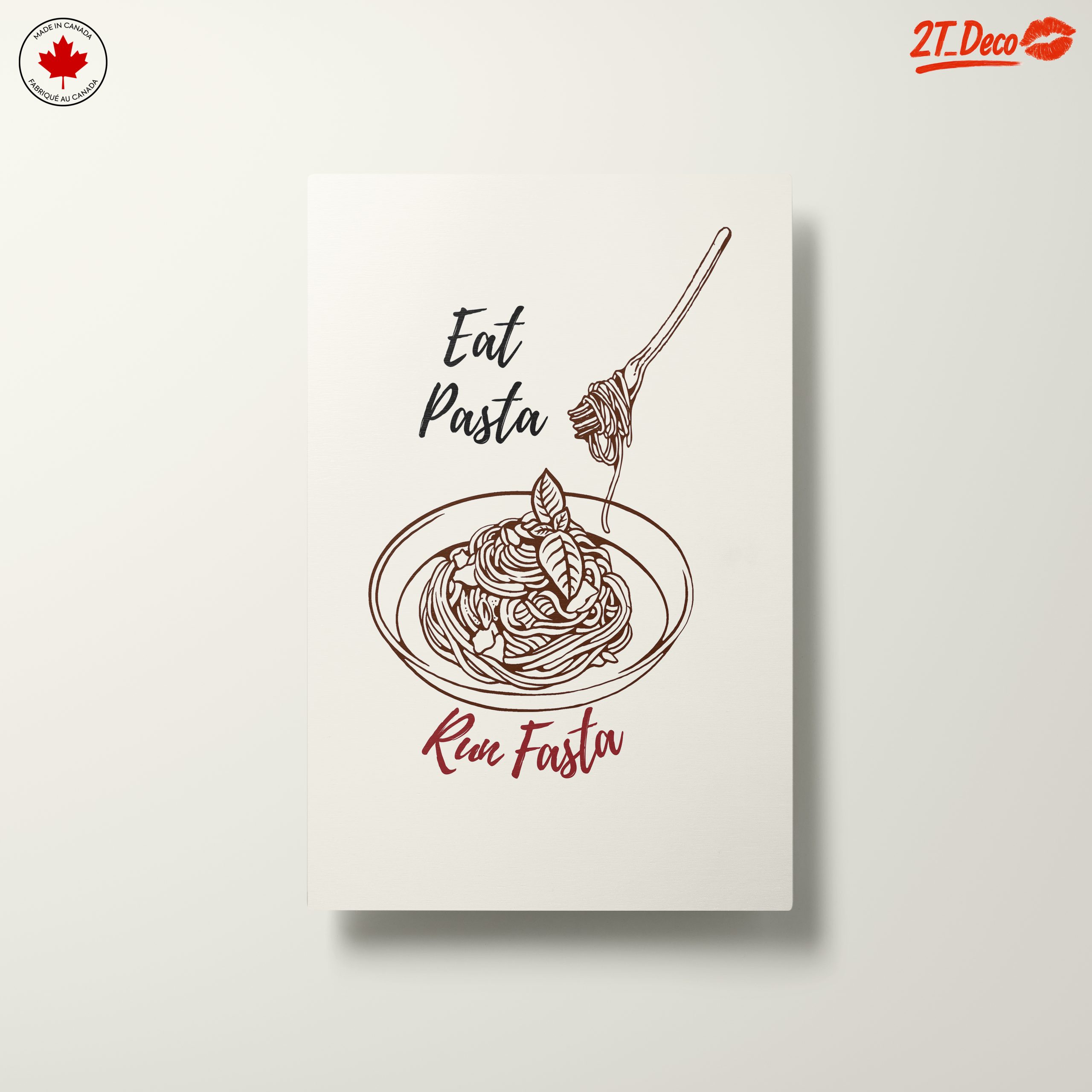 Stylized Pasta Art with Playful Typography - Image 10