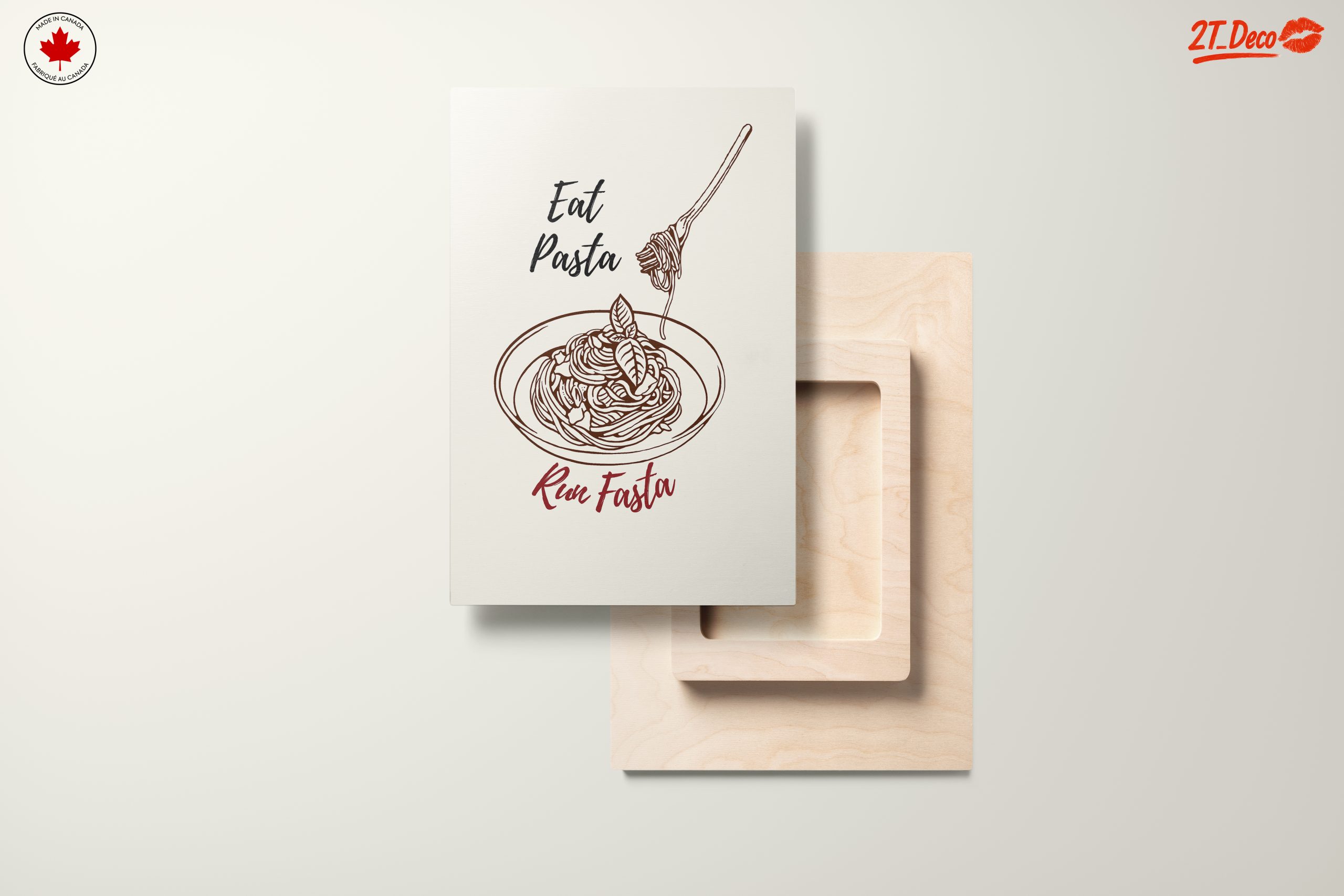 Stylized Pasta Art with Playful Typography - Image 11