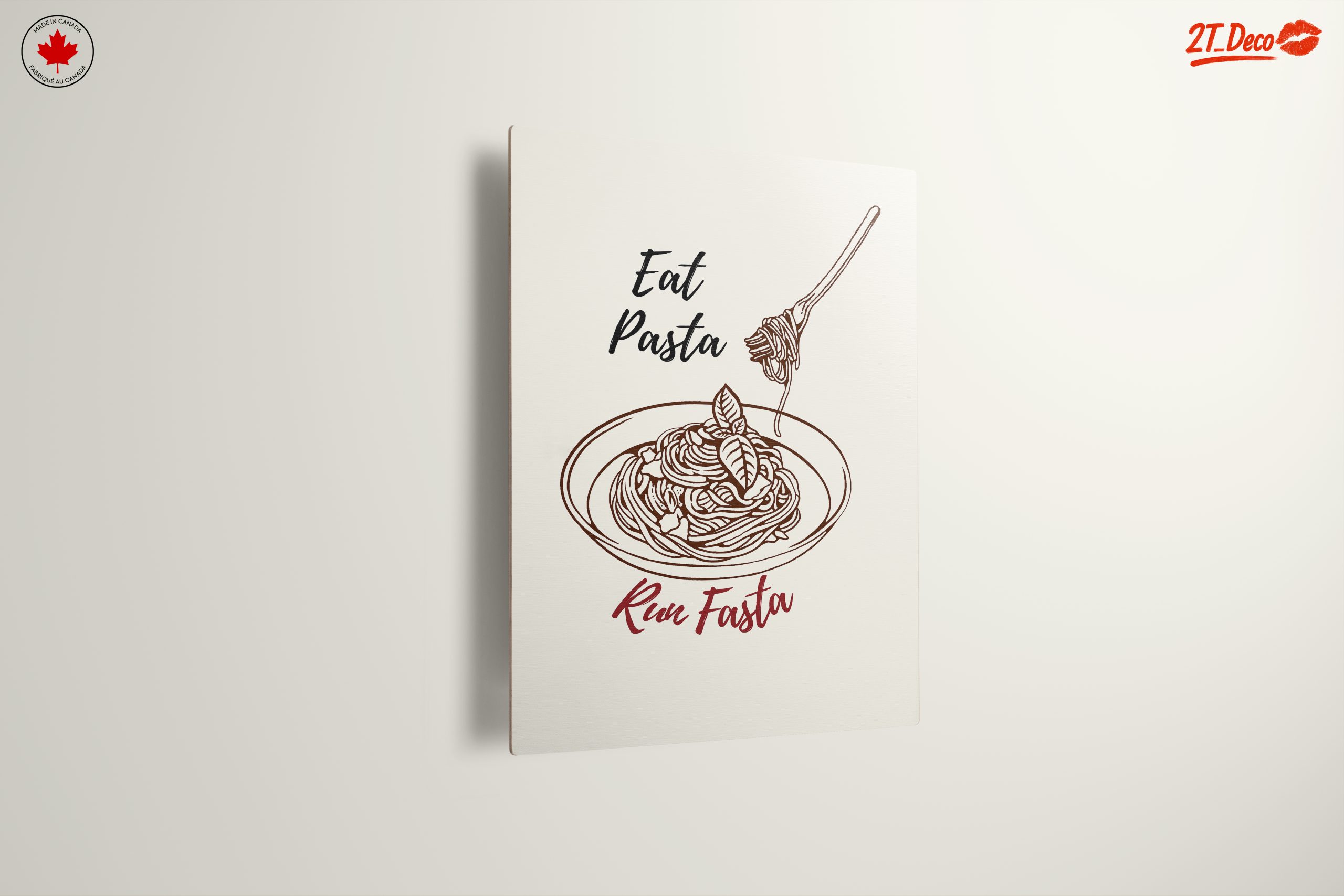Stylized Pasta Art with Playful Typography - Image 13