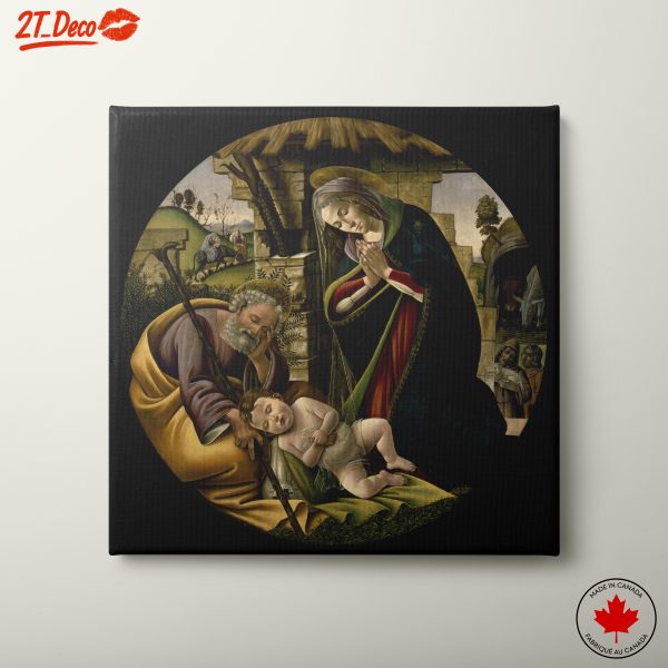 Nativity Scene with Mary, Joseph, and Baby Jesus