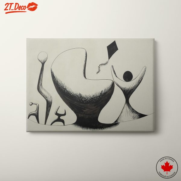 Abstract Figure Art with Dynamic Shapes