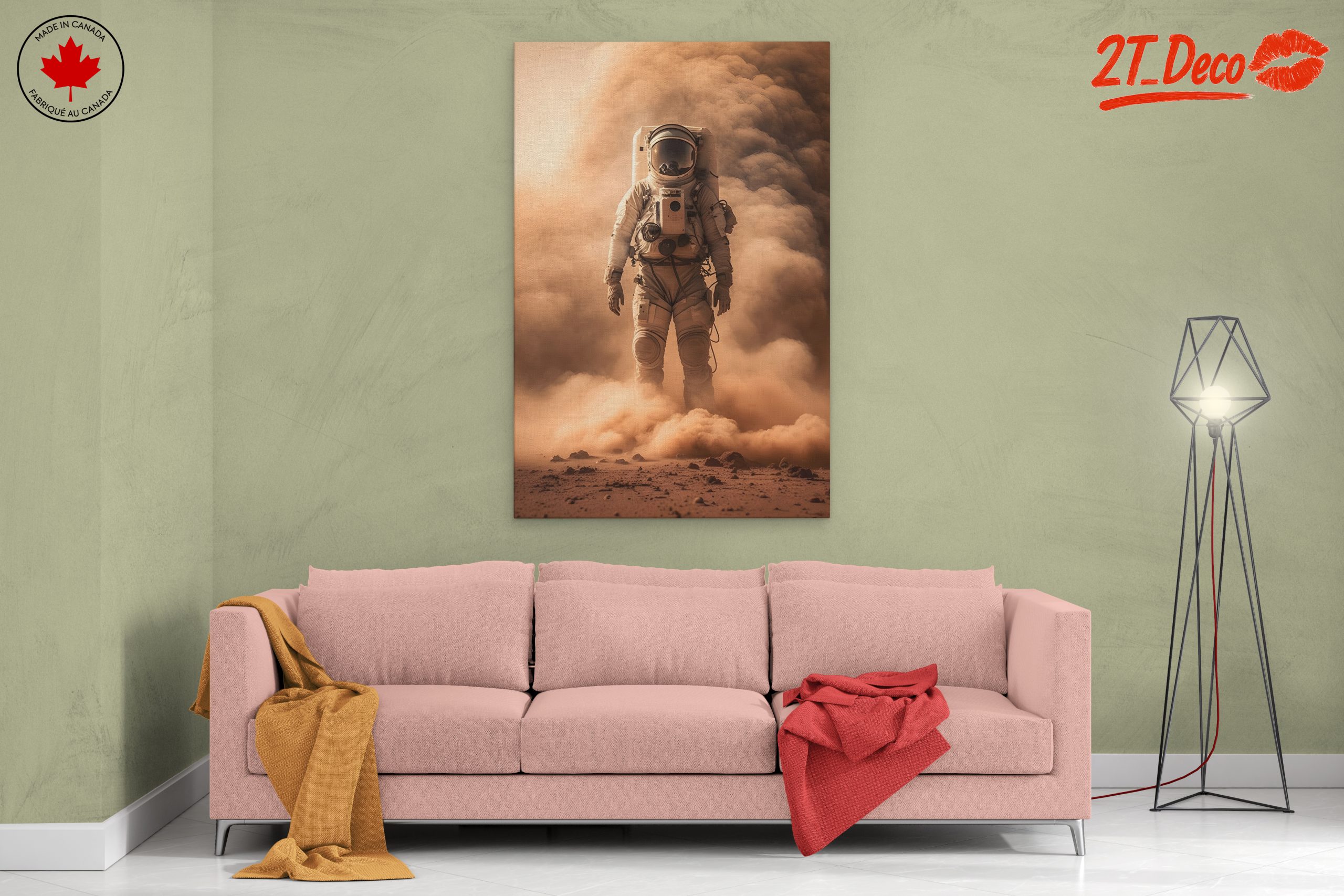 Astronaut Walking Through Cosmic Dust - Image 2