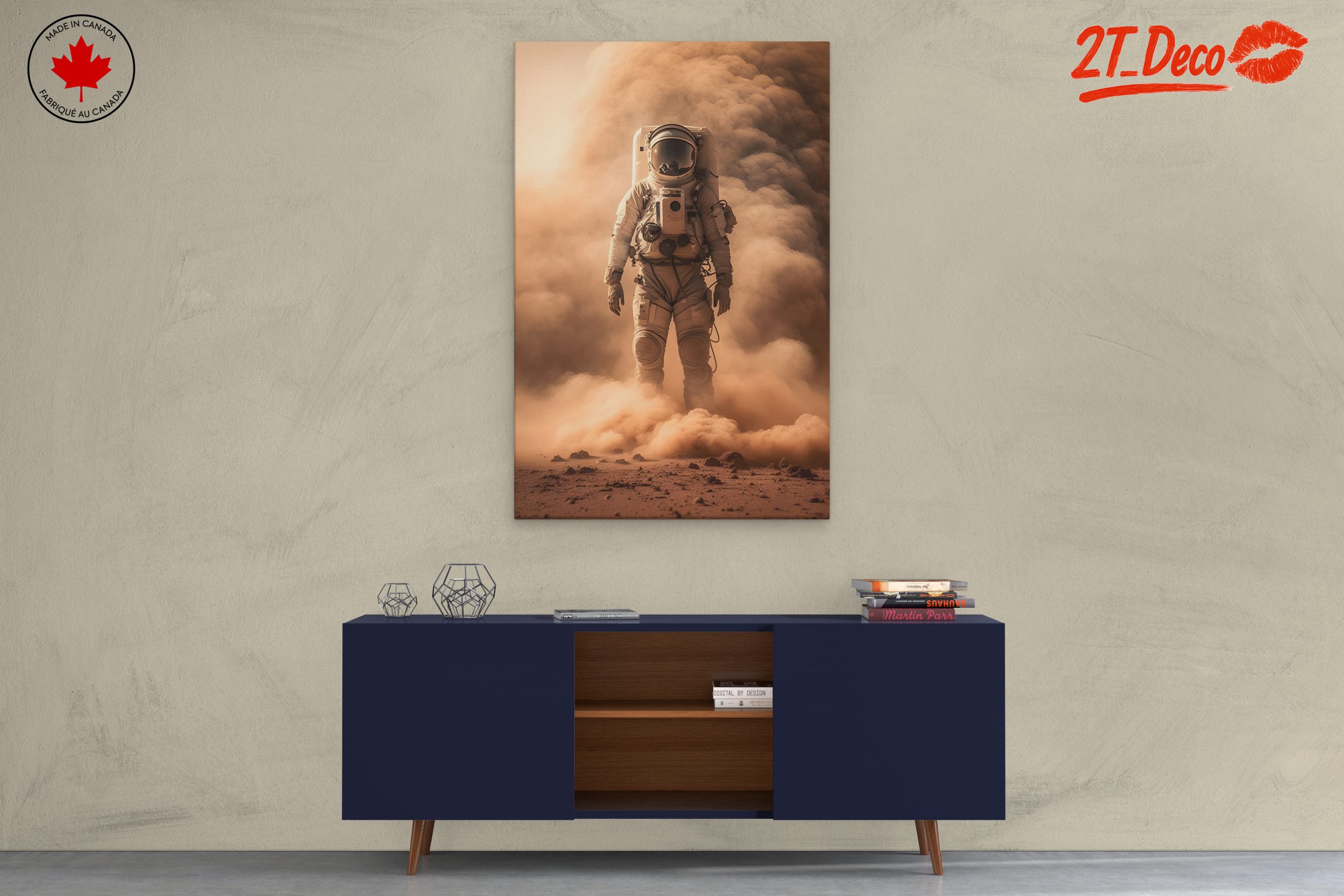 Astronaut Walking Through Cosmic Dust - Image 3