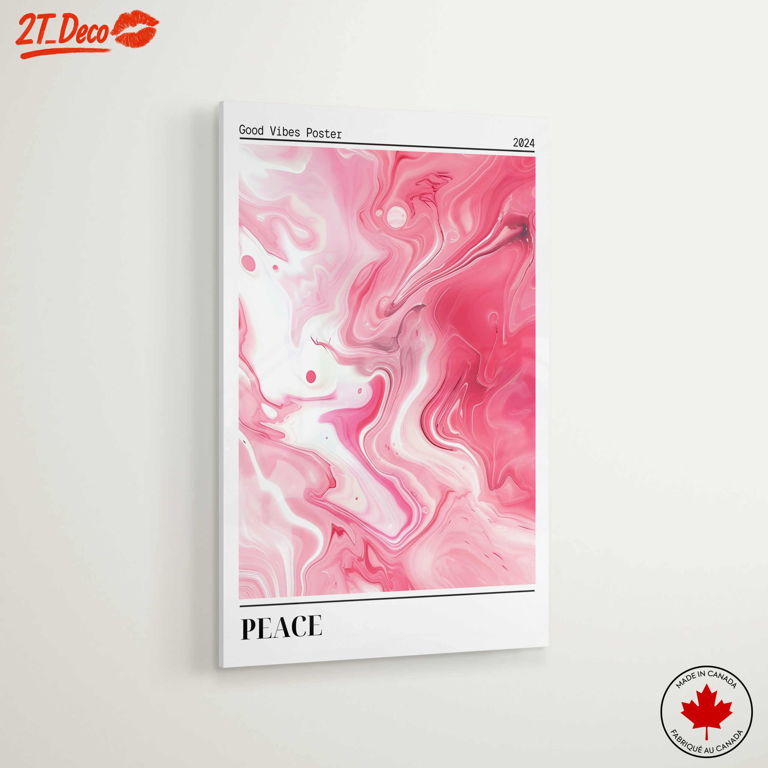 Colorful Abstract Peace Art for Positive Vibes - Image 6