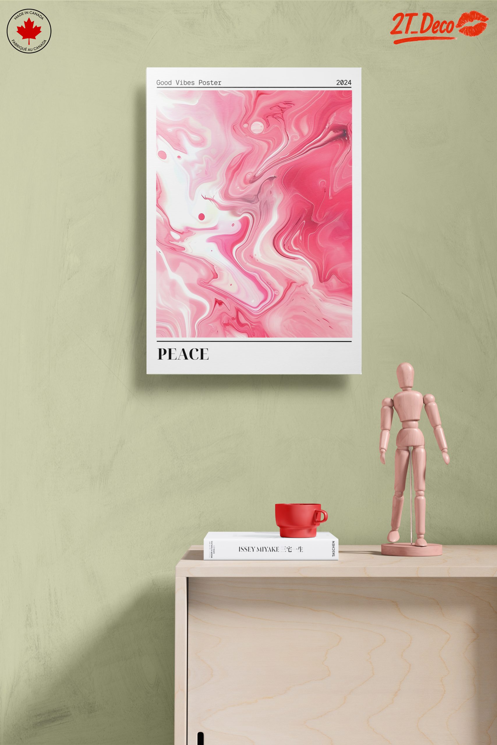 Colorful Abstract Peace Art for Positive Vibes - Image 14