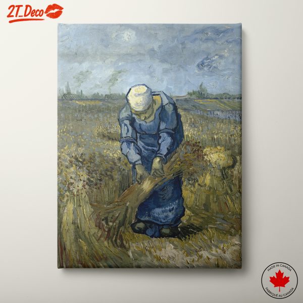 Laborer in Wheat Field by Vincent Van Gogh
