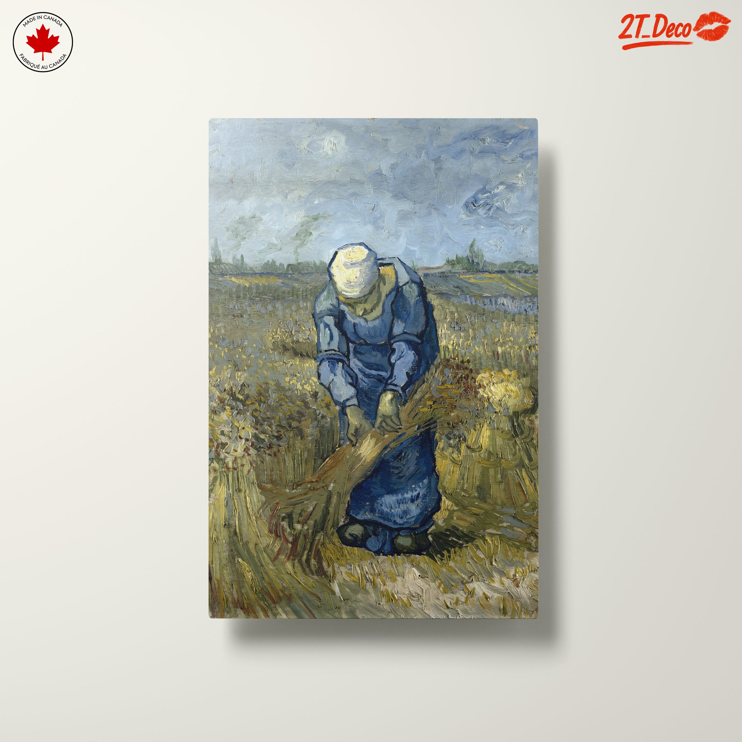 Laborer in Wheat Field by Vincent Van Gogh - Image 10