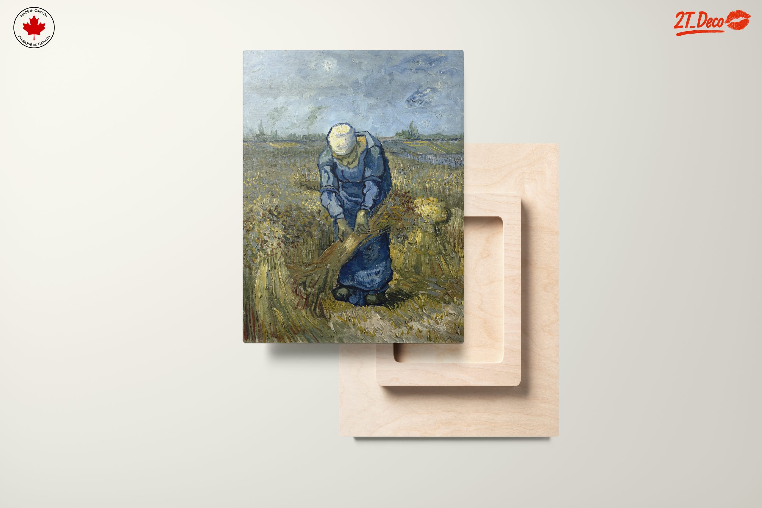 Laborer in Wheat Field by Vincent Van Gogh - Image 11