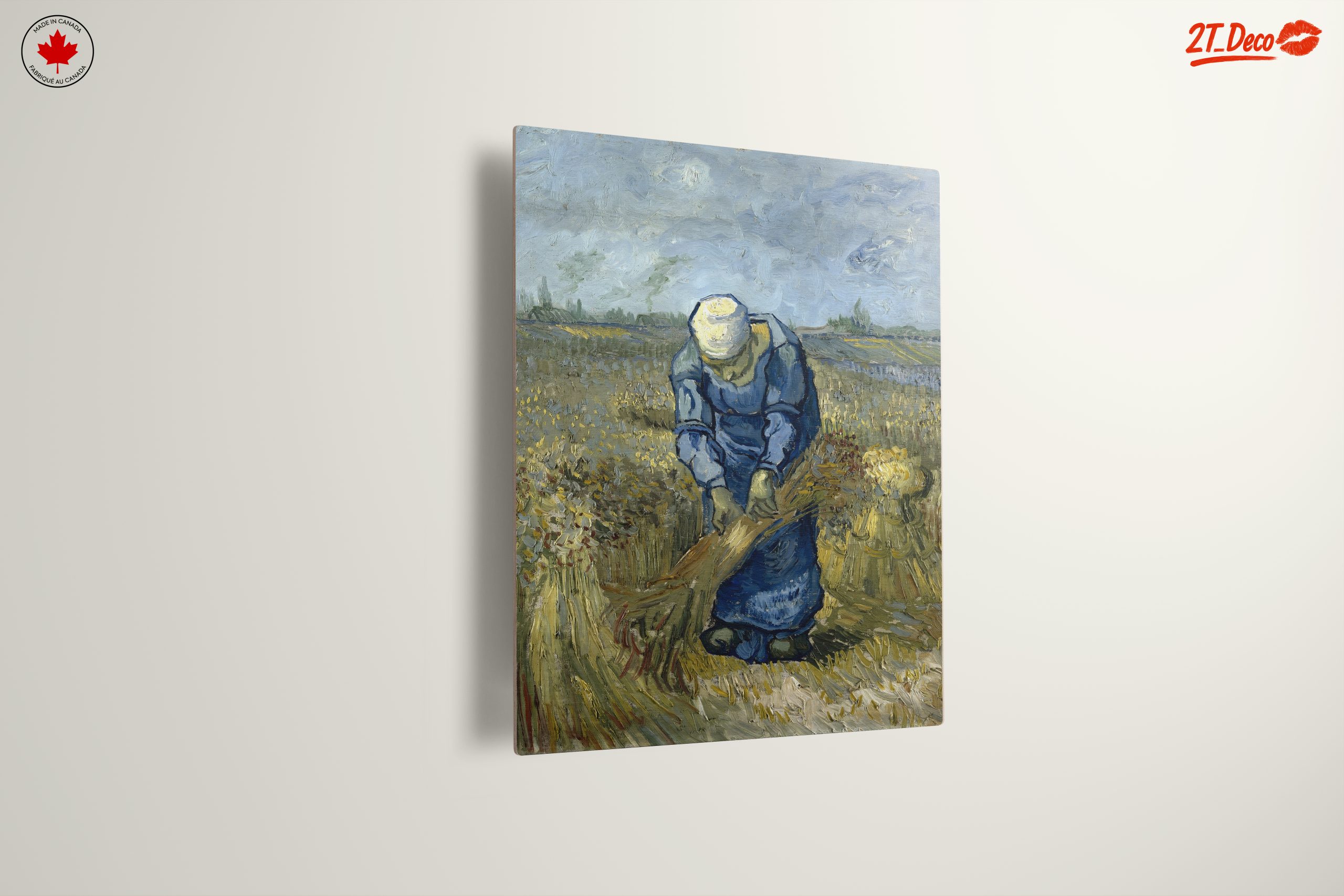 Laborer in Wheat Field by Vincent Van Gogh - Image 13