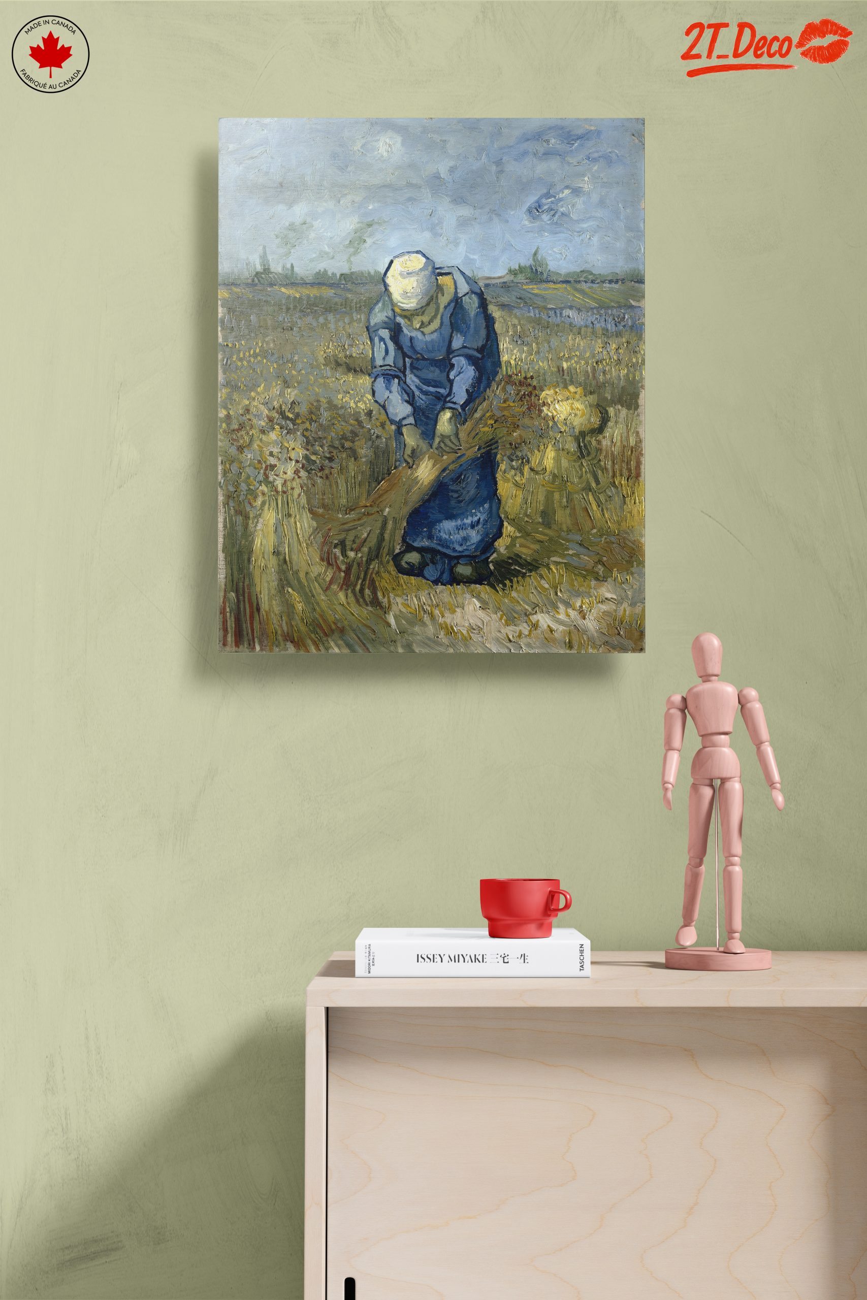 Laborer in Wheat Field by Vincent Van Gogh - Image 14