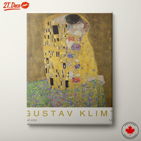 The Kiss by Gustav Klimt - Vintage Art