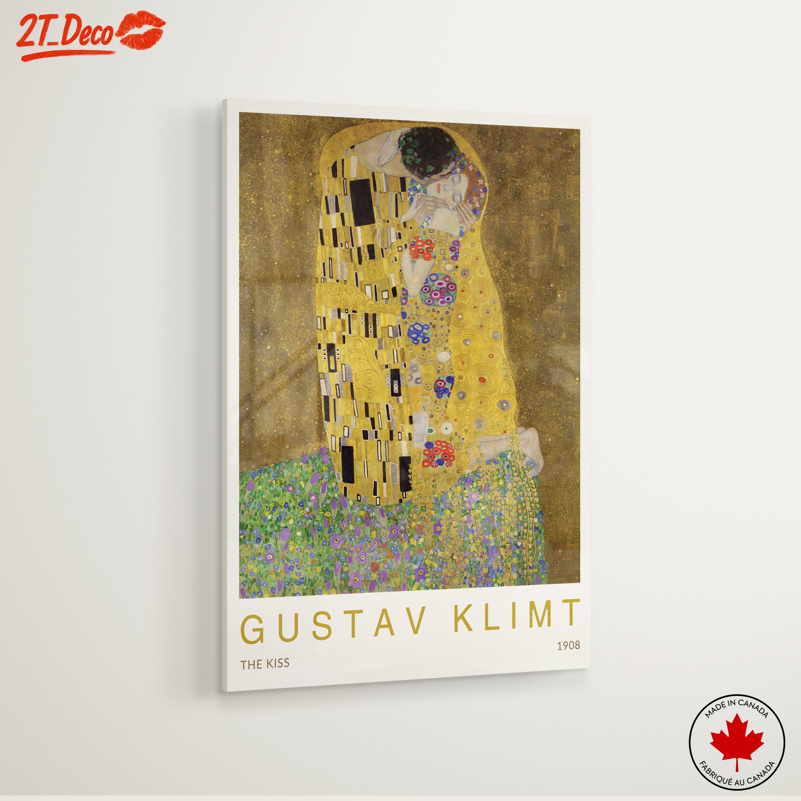 The Kiss by Gustav Klimt - Vintage Art - Image 6