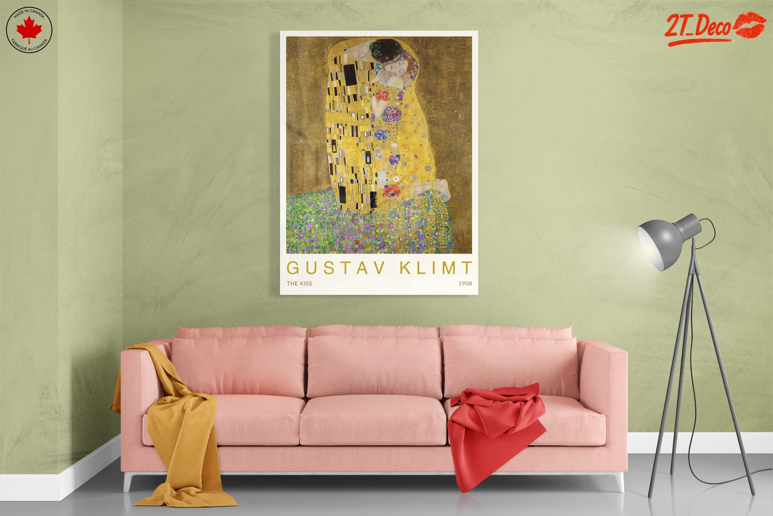 The Kiss by Gustav Klimt - Vintage Art - Image 7