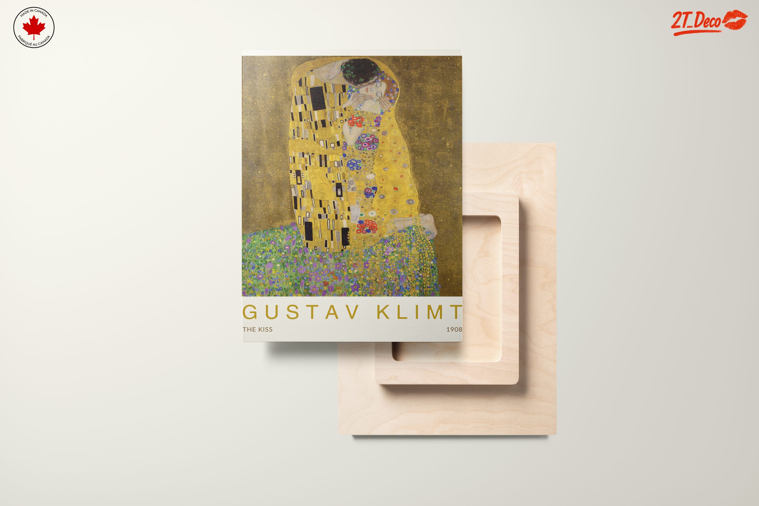 The Kiss by Gustav Klimt - Vintage Art - Image 11