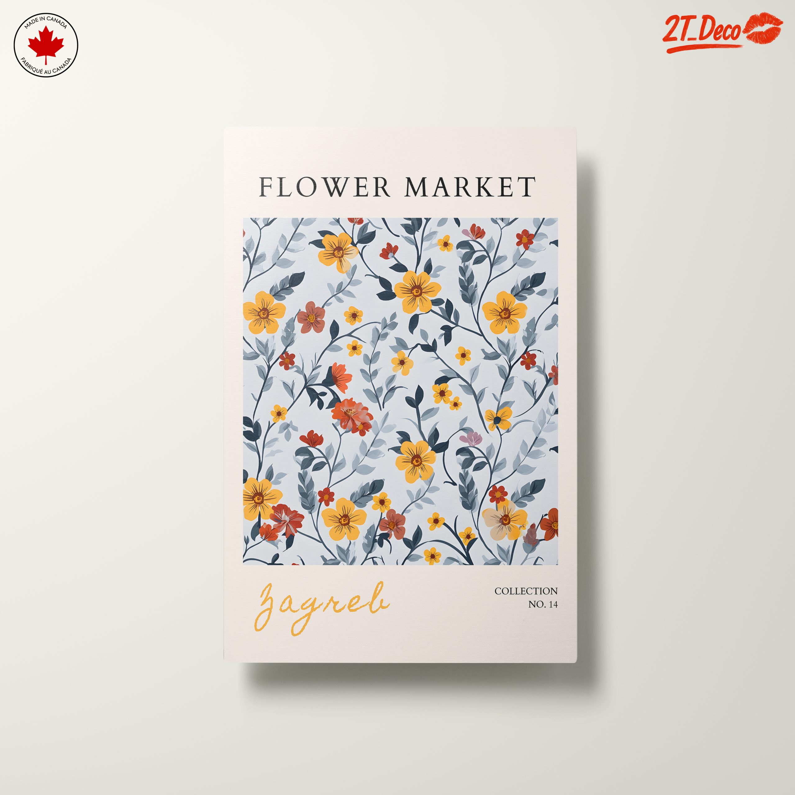 Flower Market Poster with Colorful Floral Design - Image 10