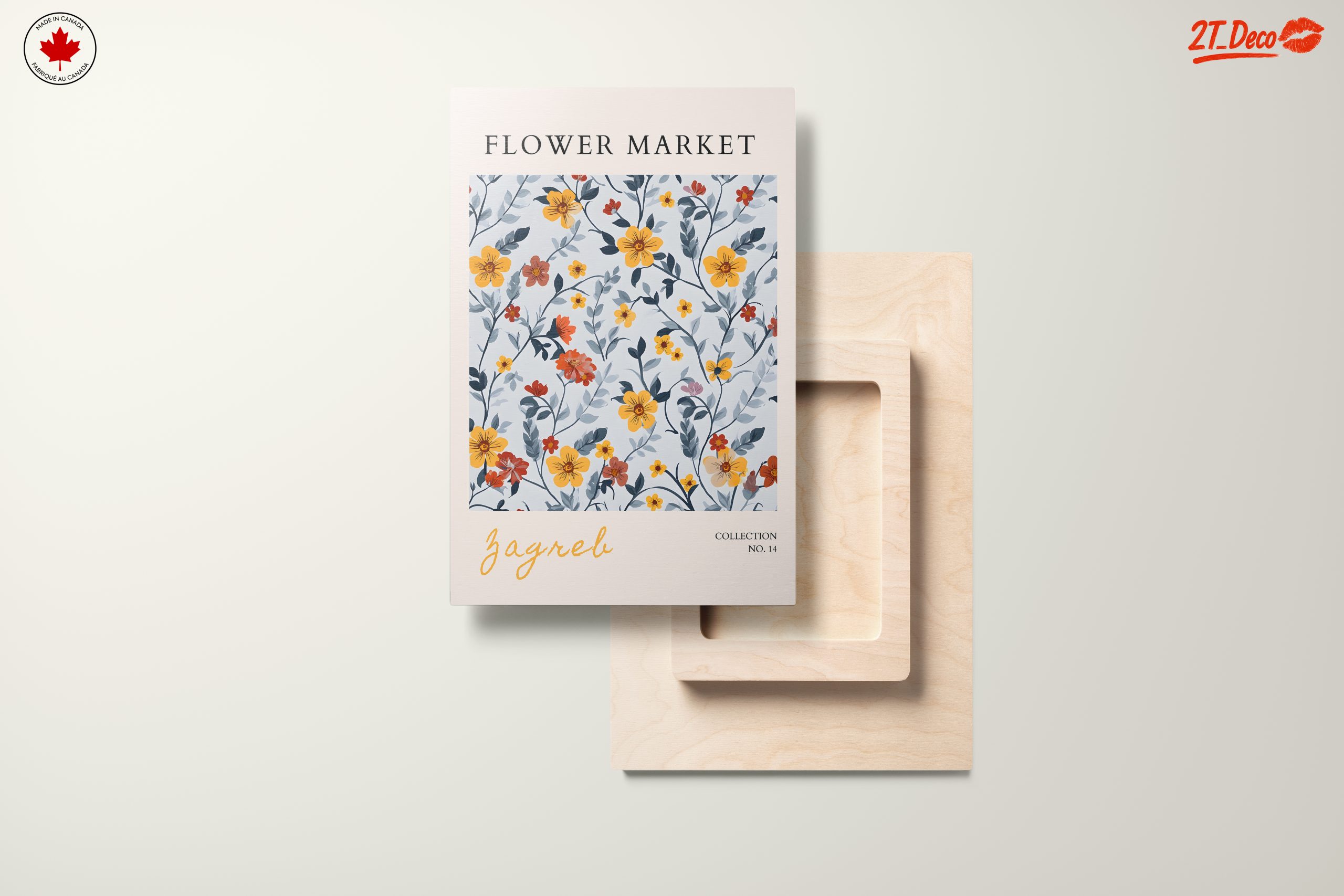 Flower Market Poster with Colorful Floral Design - Image 11