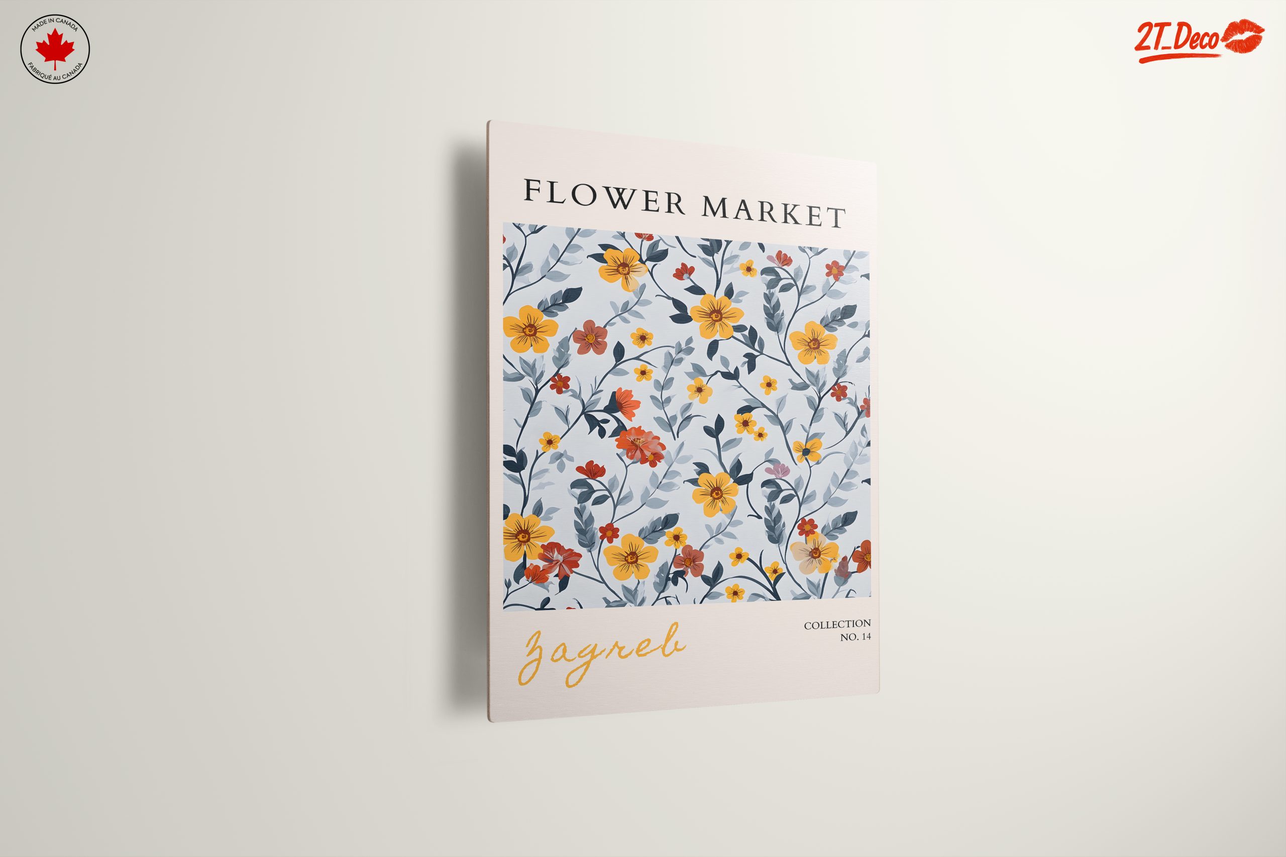 Flower Market Poster with Colorful Floral Design - Image 13