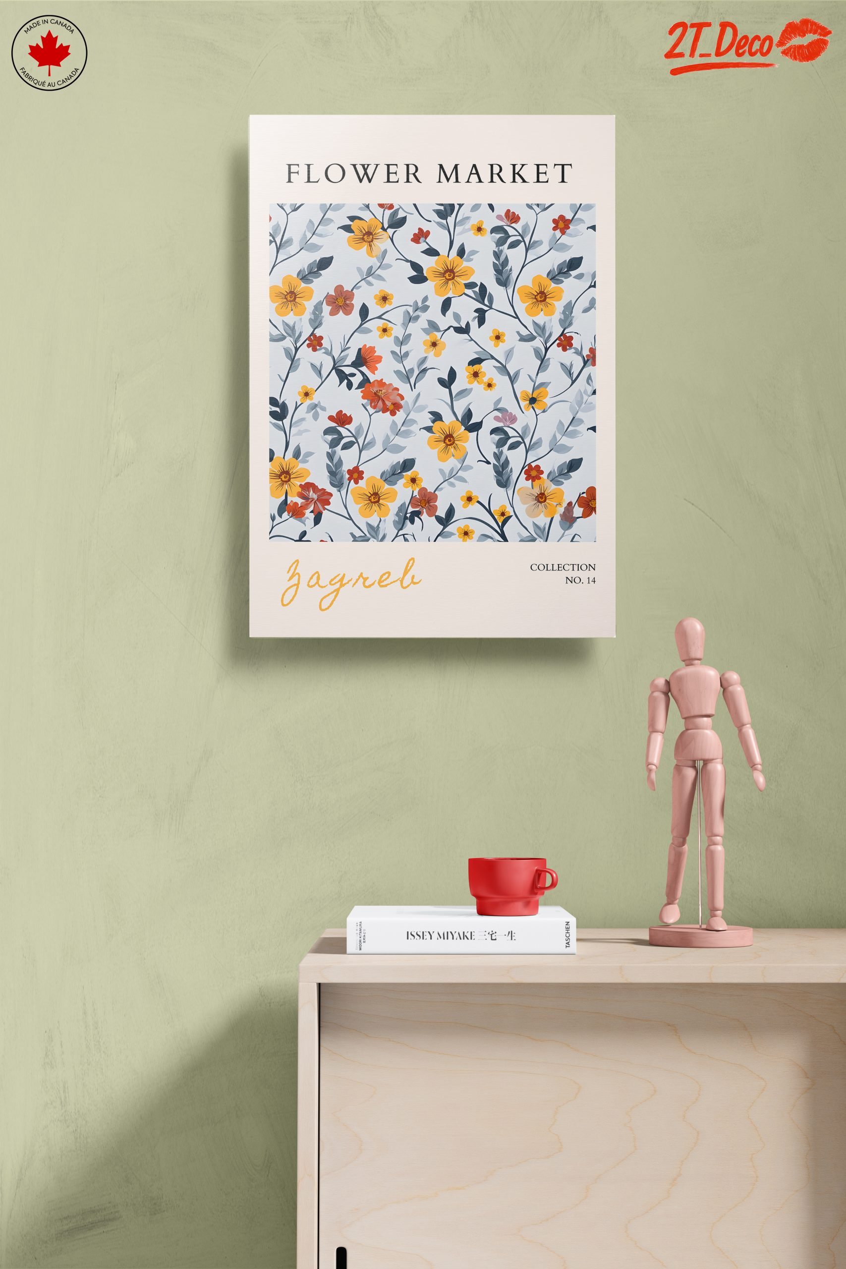 Flower Market Poster with Colorful Floral Design - Image 14