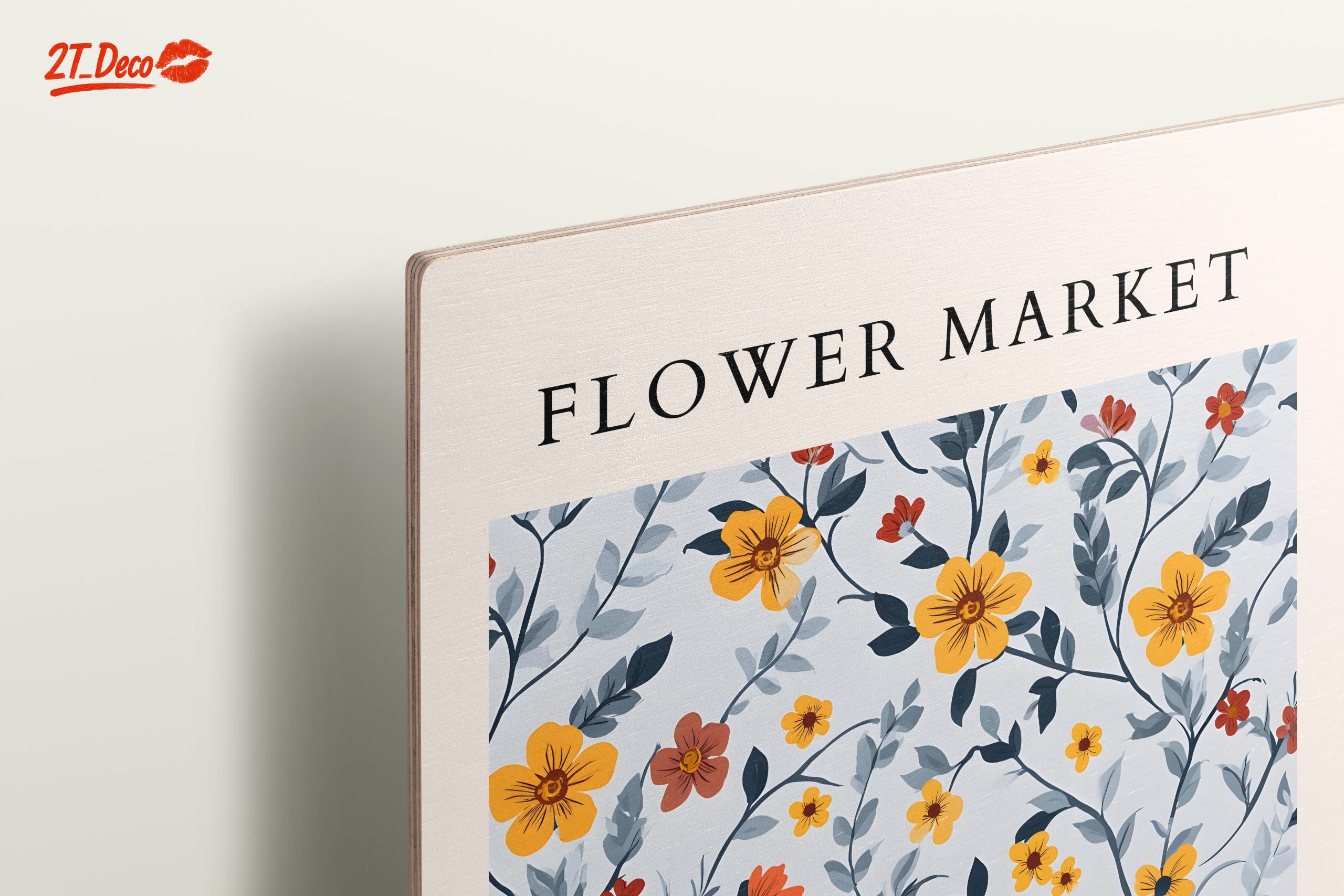 Flower Market Poster with Colorful Floral Design - Image 15