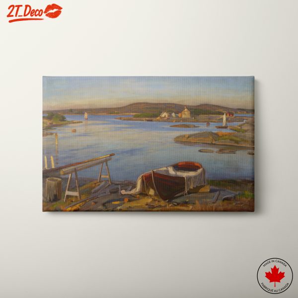 Tranquil Adventure Landscape with Boats