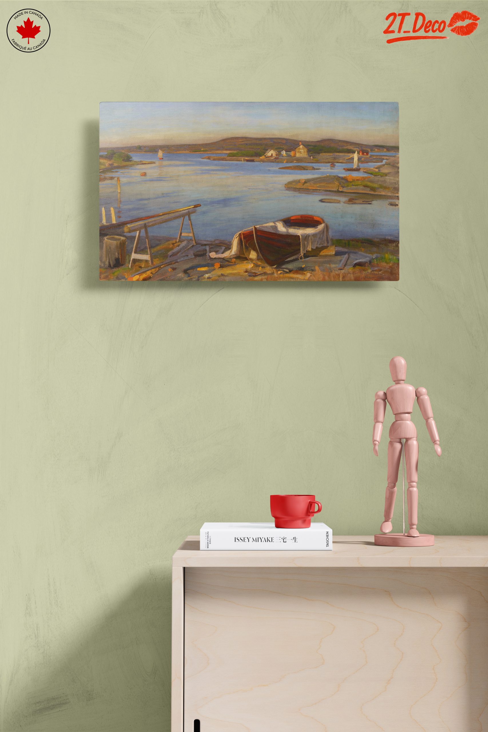 Tranquil Adventure Landscape with Boats - Image 14