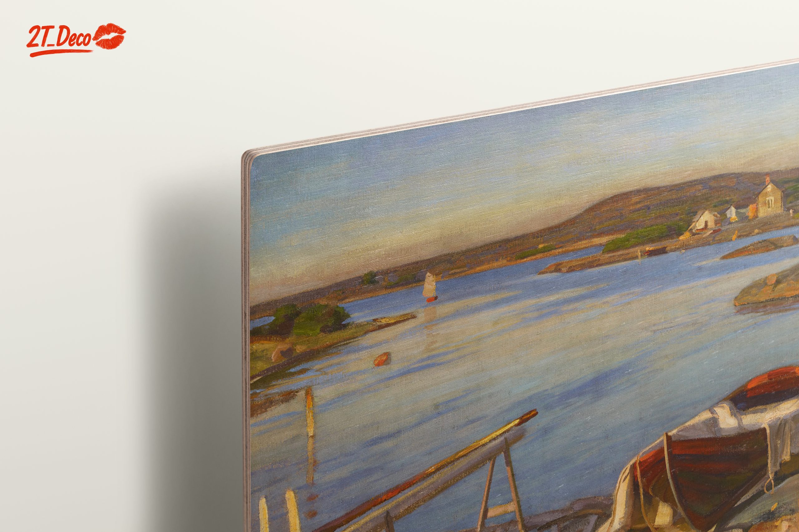 Tranquil Adventure Landscape with Boats - Image 15