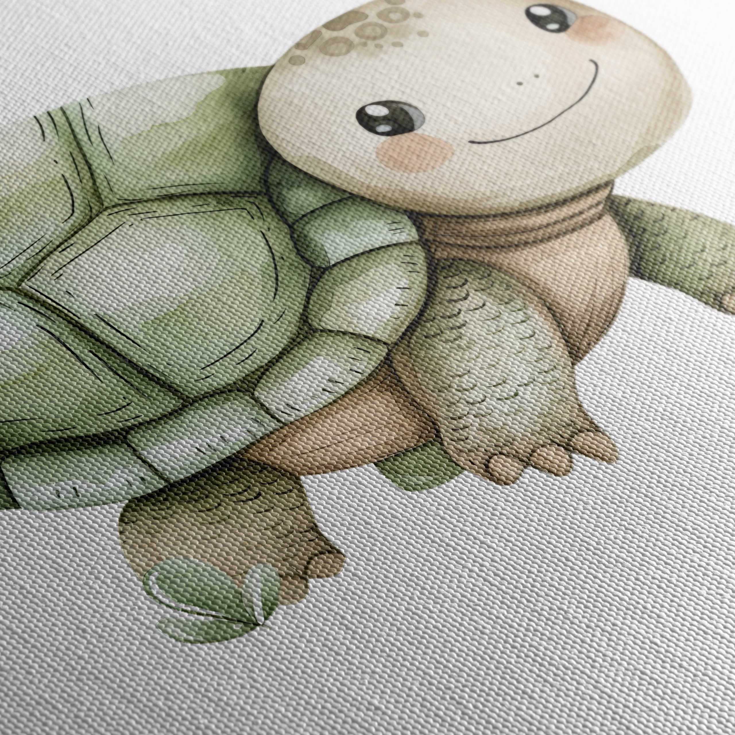 Adorable Turtle Illustration for Childrens Rooms - Image 5
