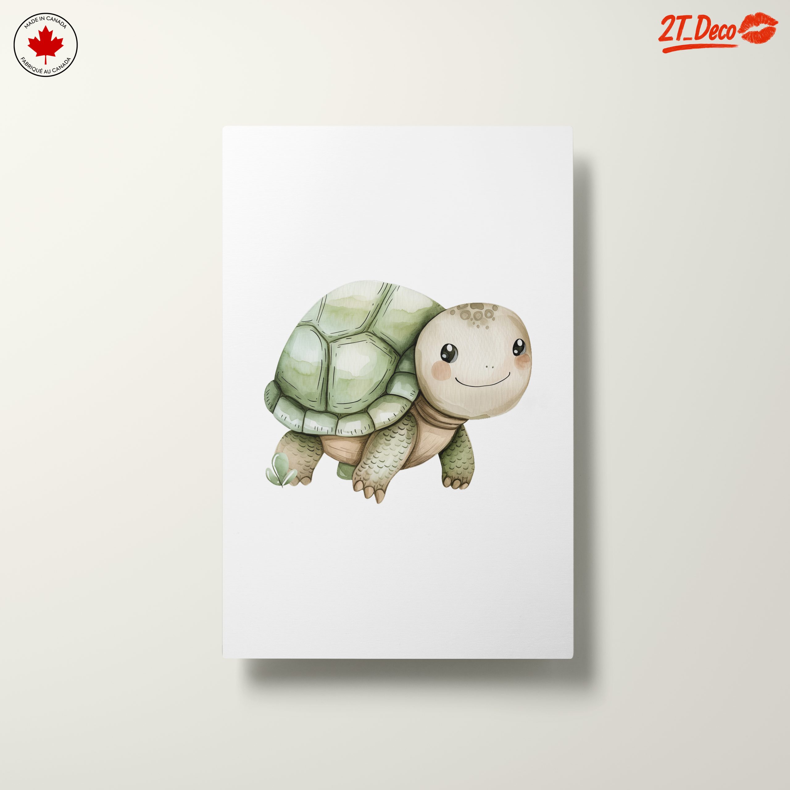Adorable Turtle Illustration for Childrens Rooms - Image 10