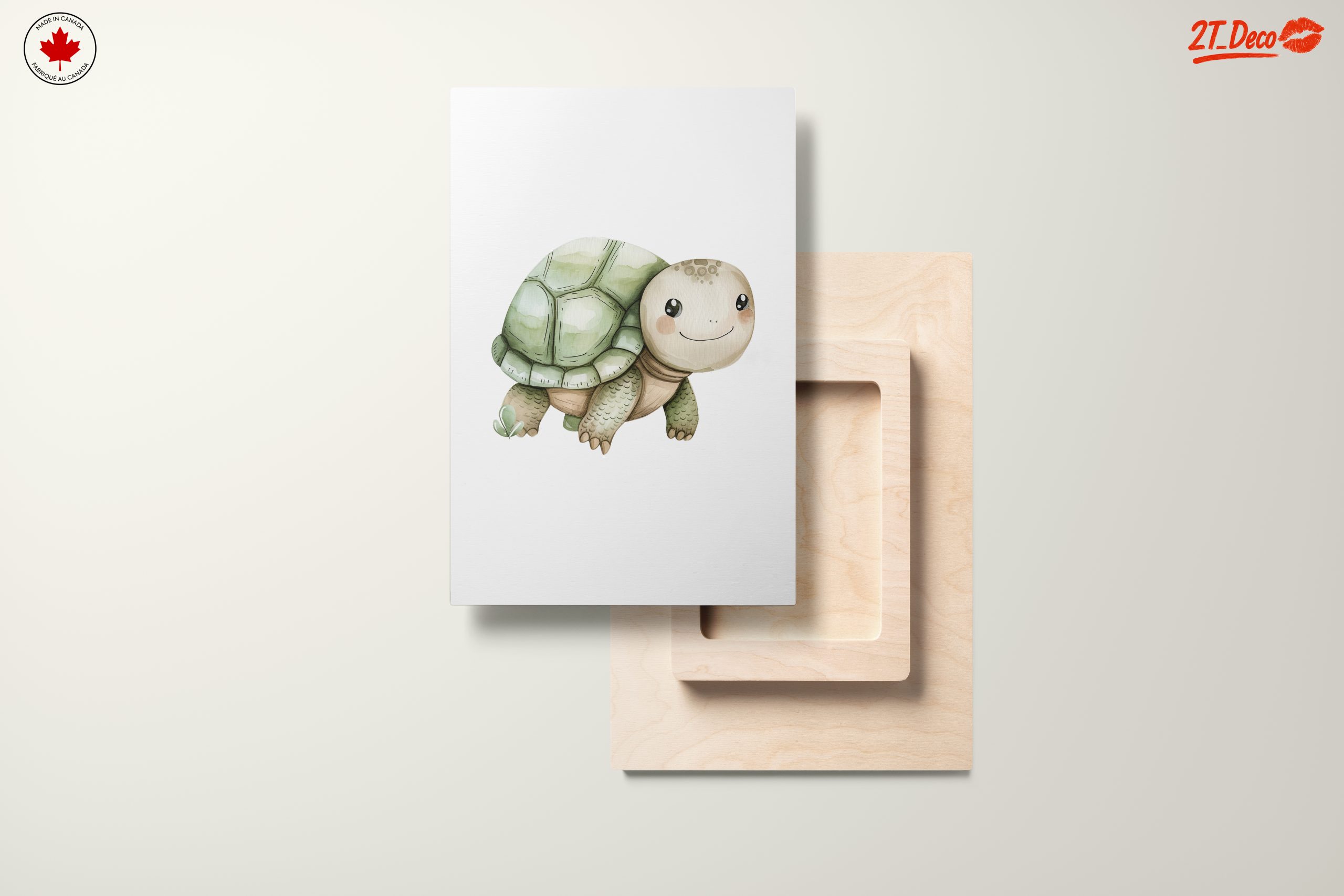 Adorable Turtle Illustration for Childrens Rooms - Image 11