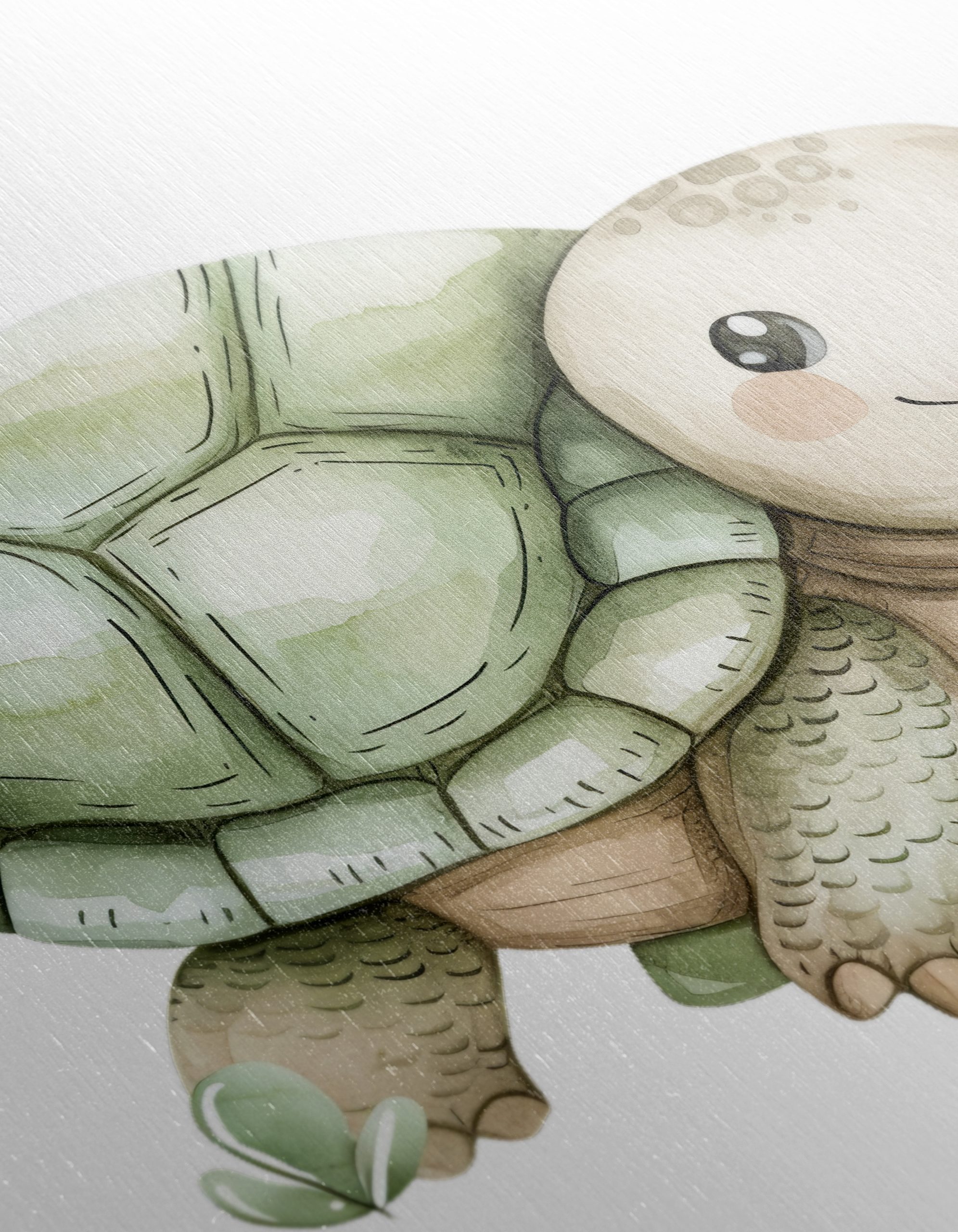 Adorable Turtle Illustration for Childrens Rooms - Image 12