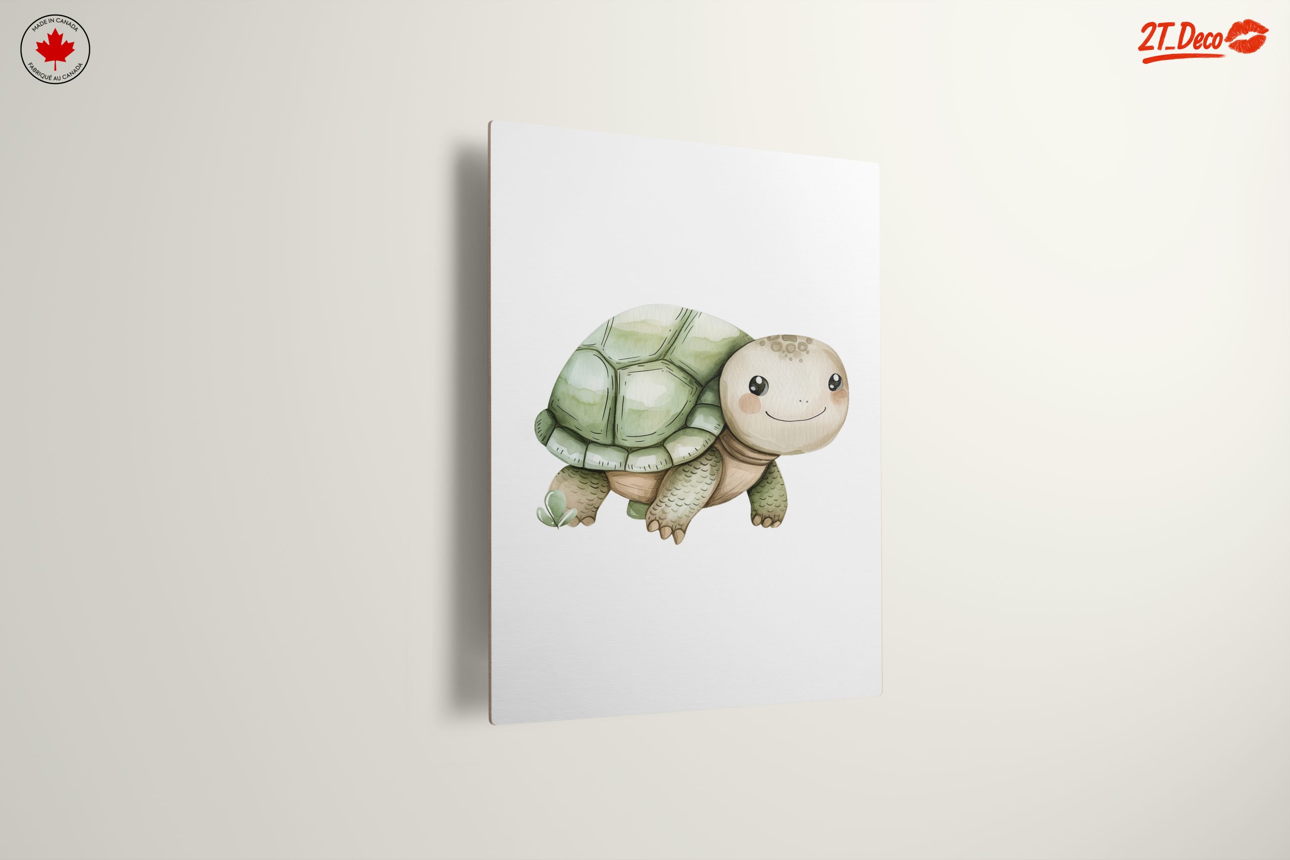Adorable Turtle Illustration for Childrens Rooms - Image 13