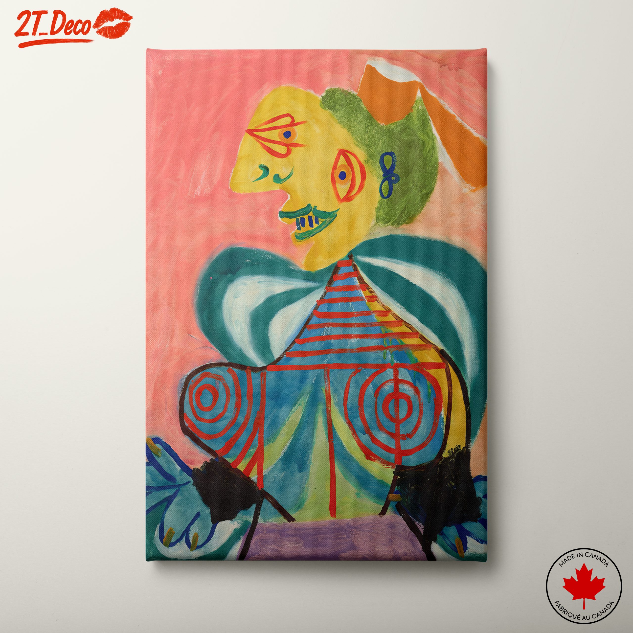 Vibrant Modern Artistic Portrait 2