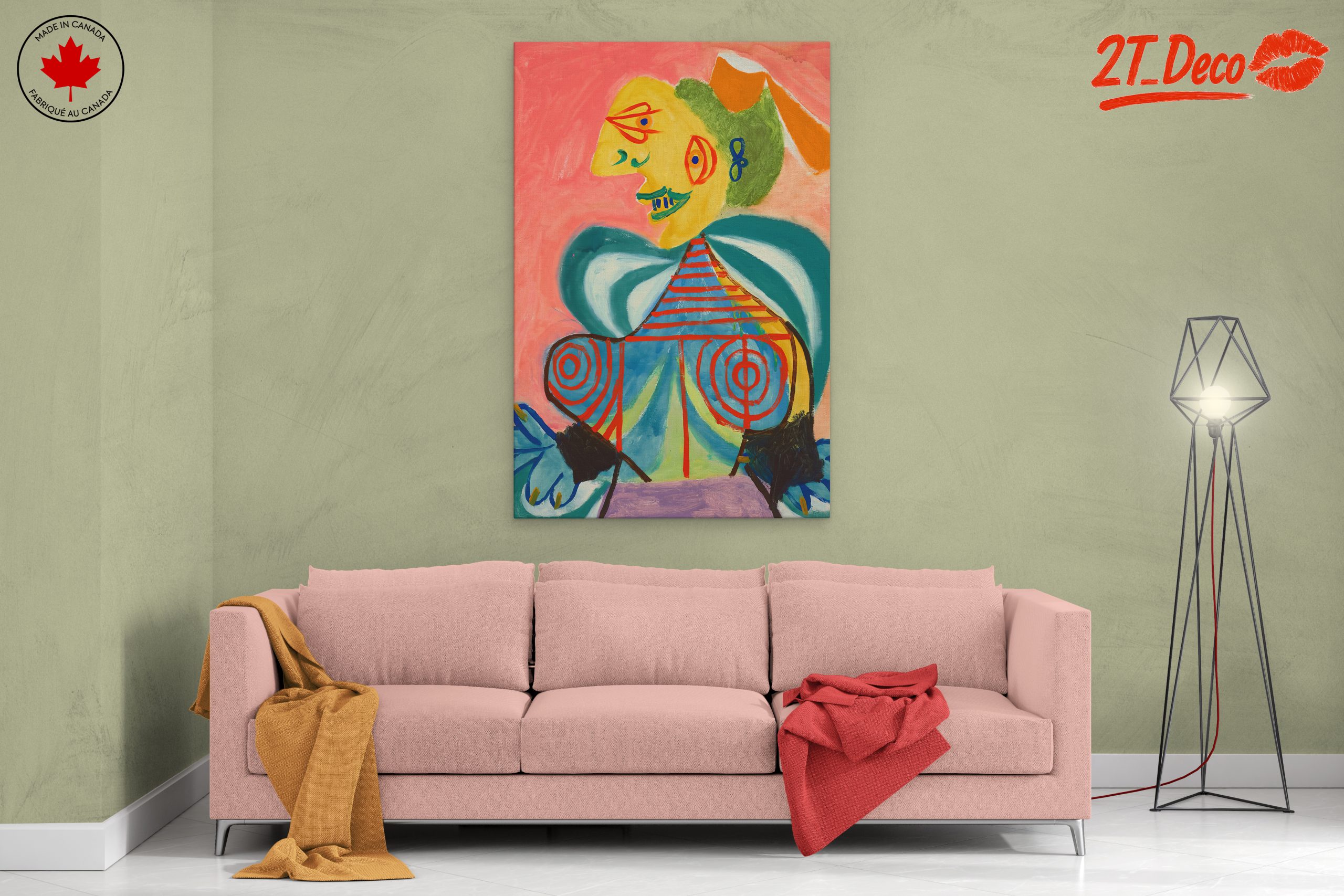 Vibrant Modern Artistic Portrait 2 - Image 2