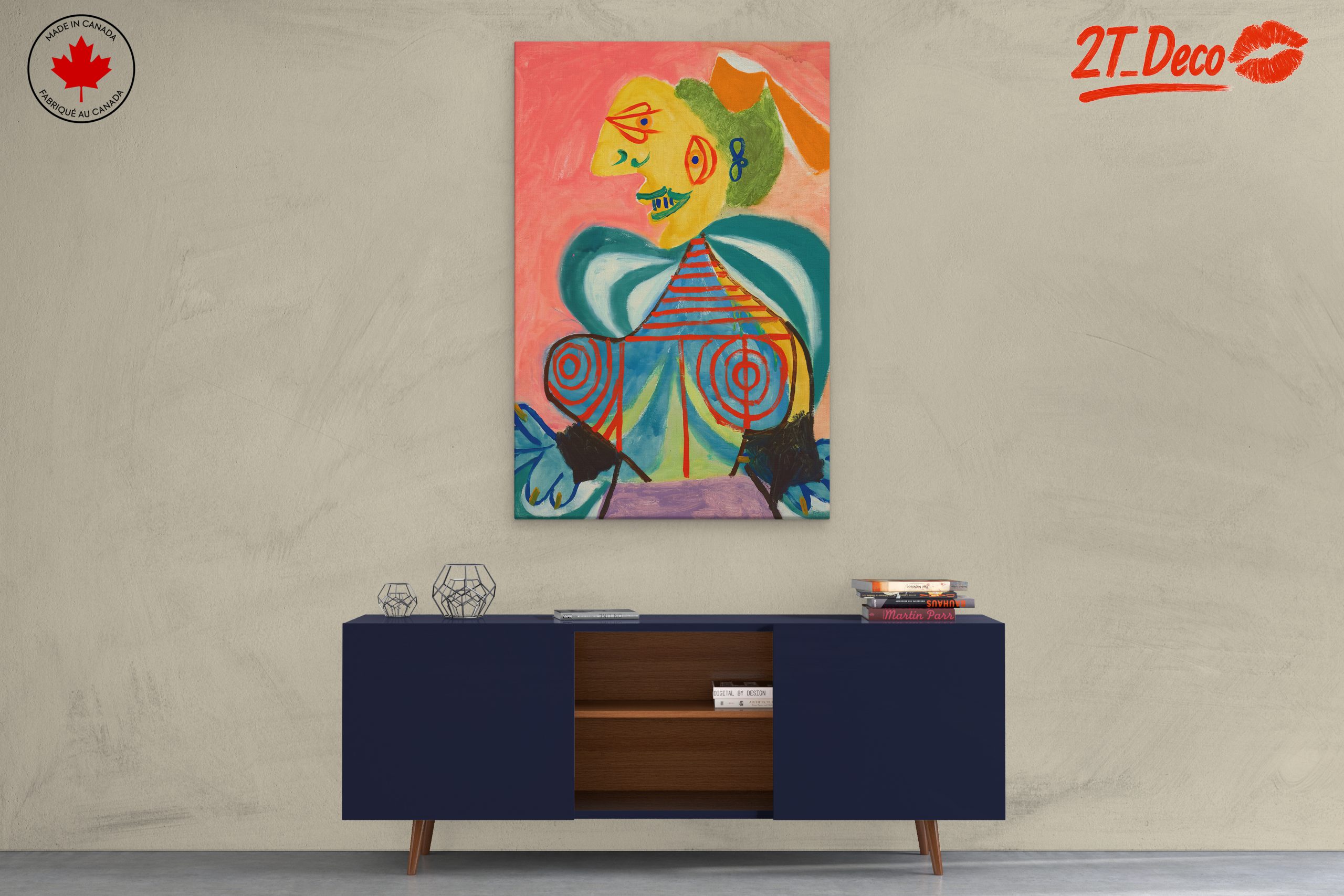 Vibrant Modern Artistic Portrait 2 - Image 3