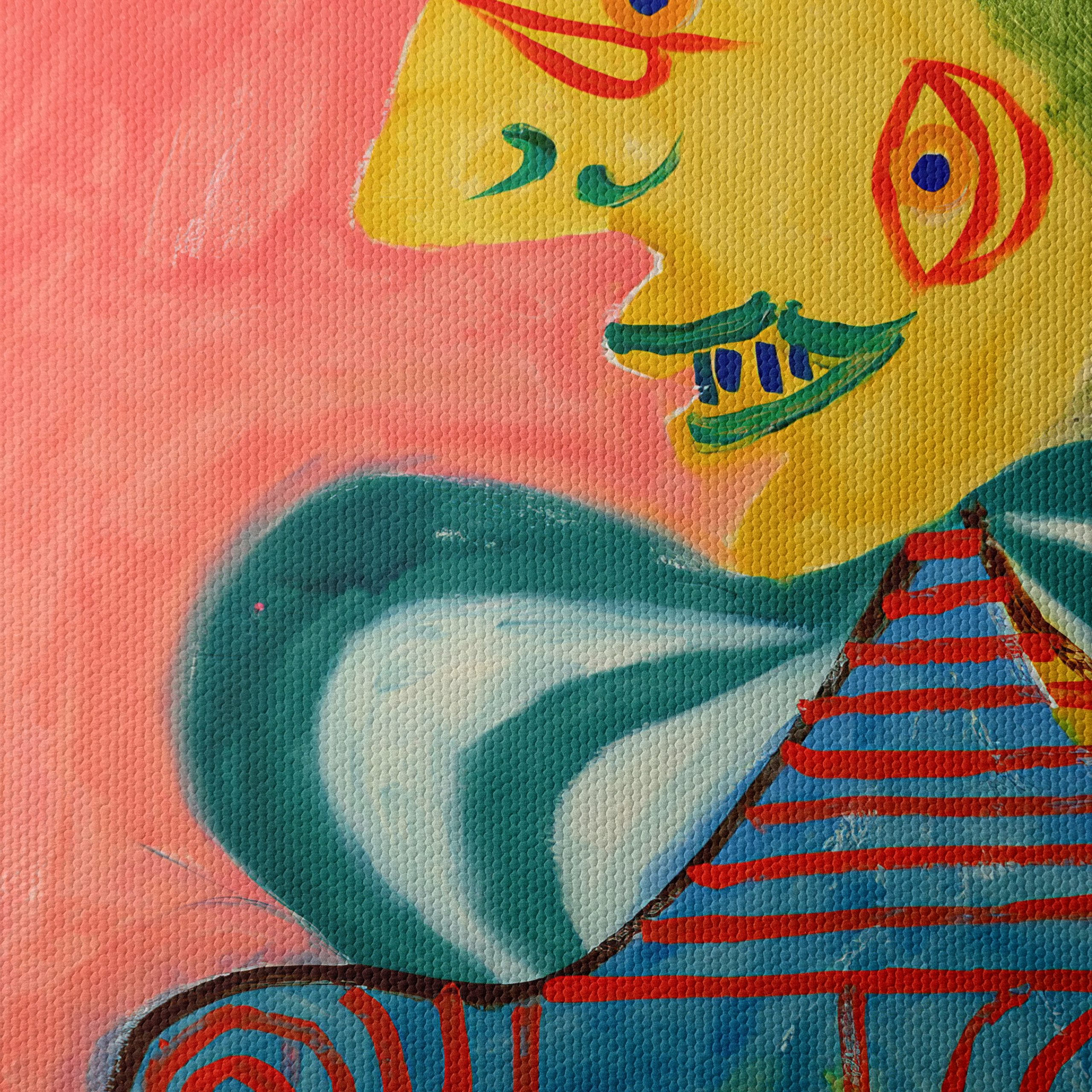 Vibrant Modern Artistic Portrait 2 - Image 4