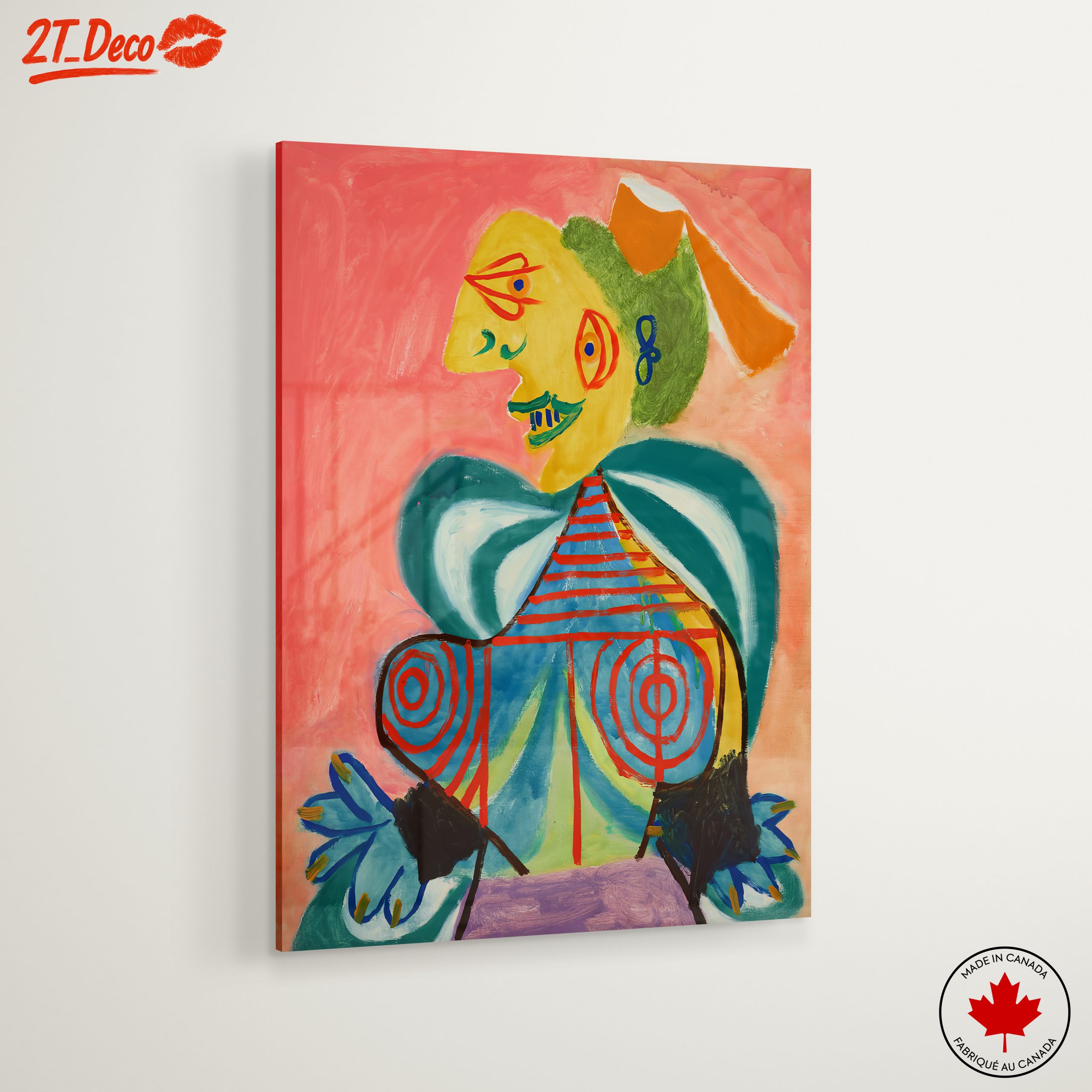 Vibrant Modern Artistic Portrait 2 - Image 6